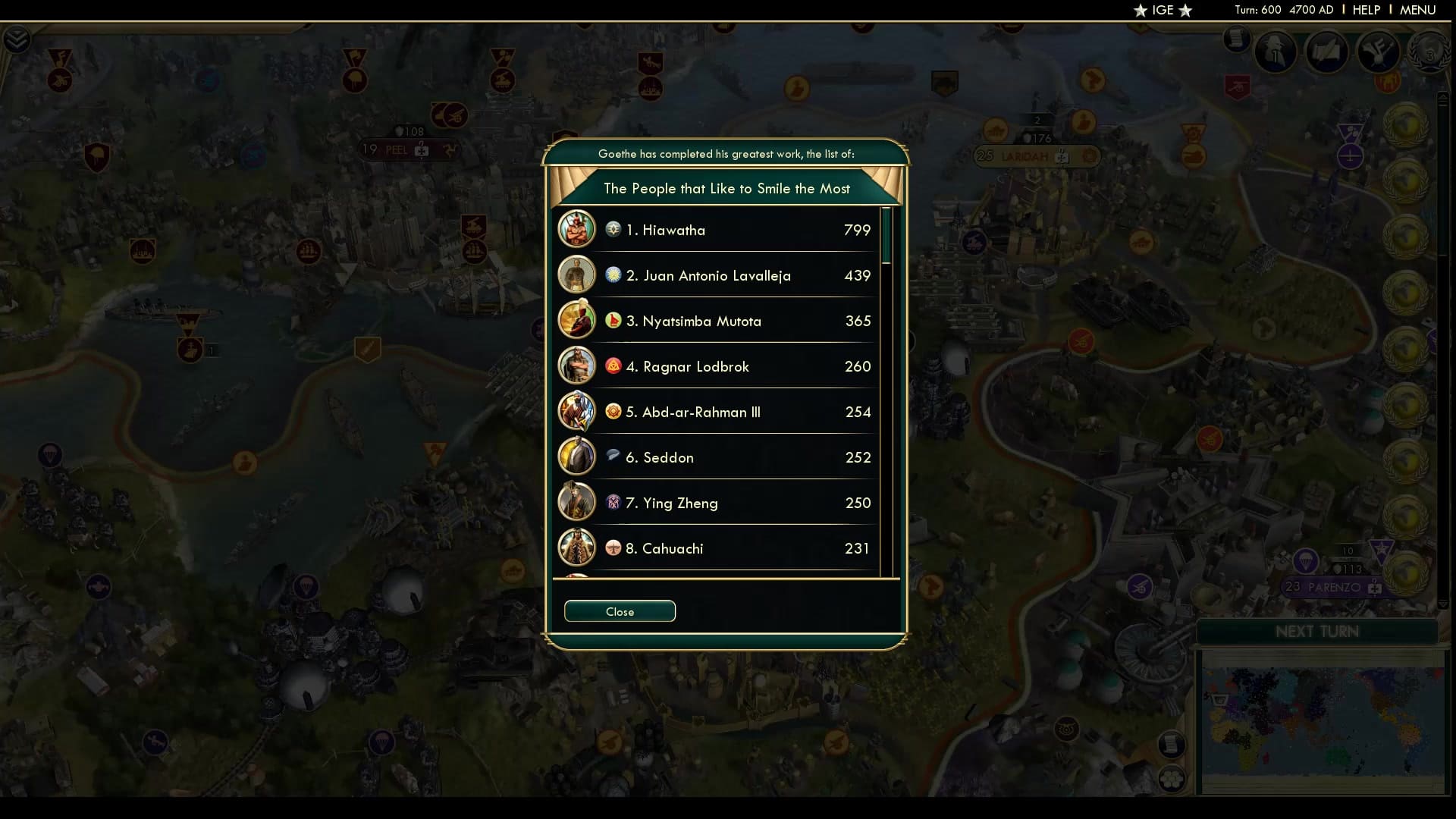 CBR In-Game Screenshot of Wholesome ending