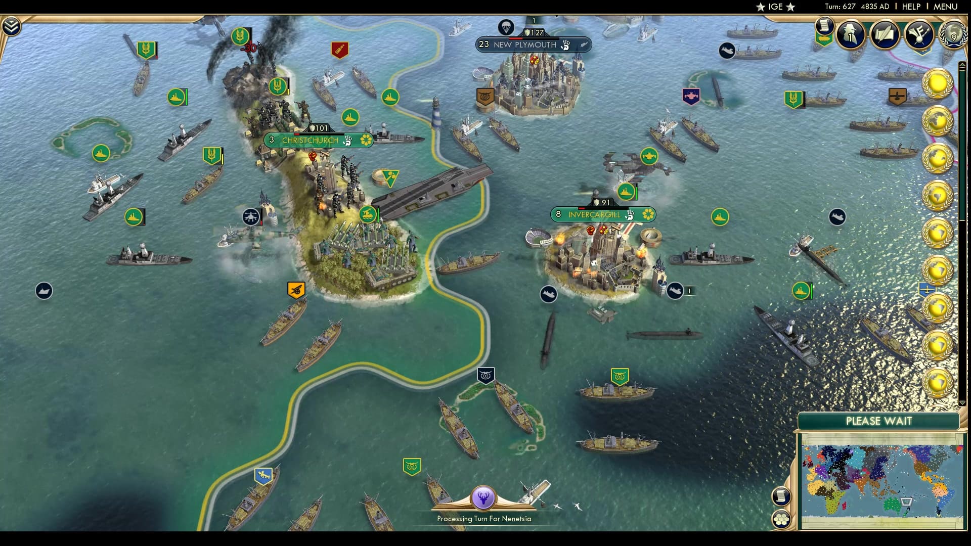 CBR In-Game Screenshot of Not so outlying warfare