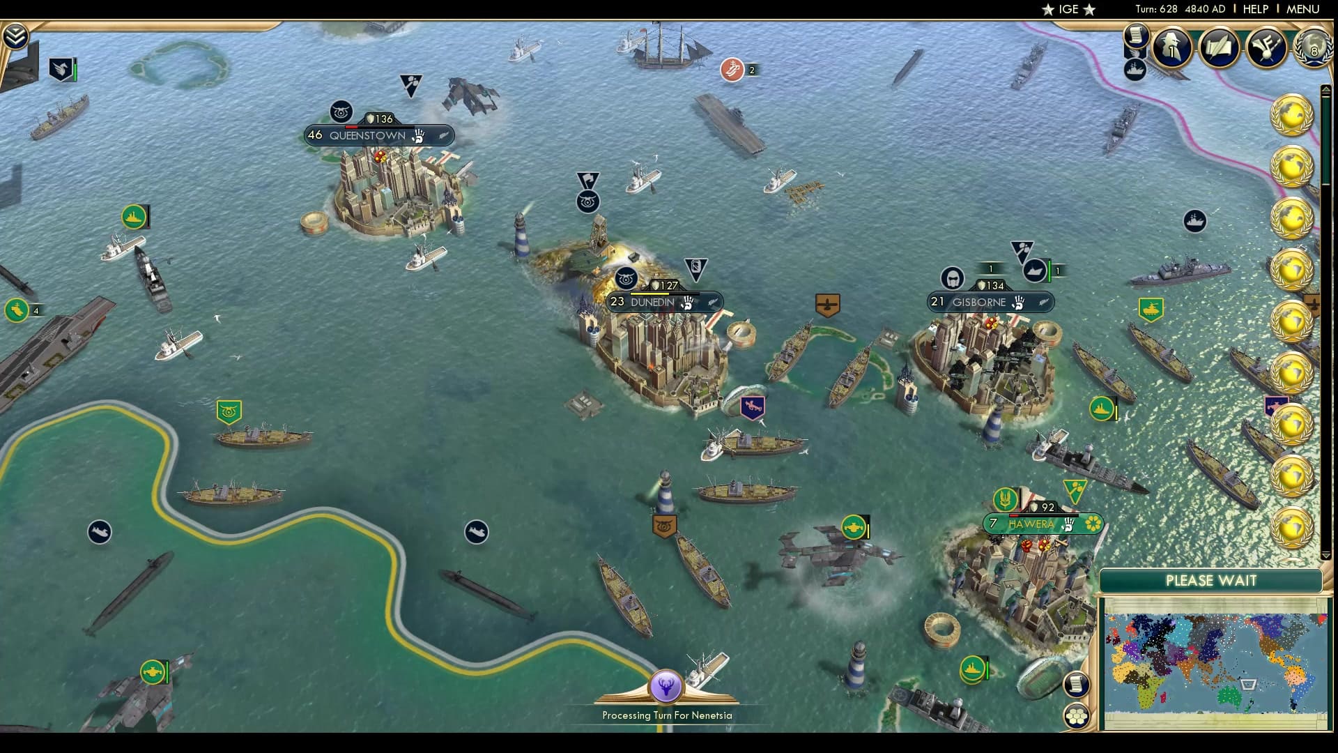 CBR In-Game Screenshot of Green tide