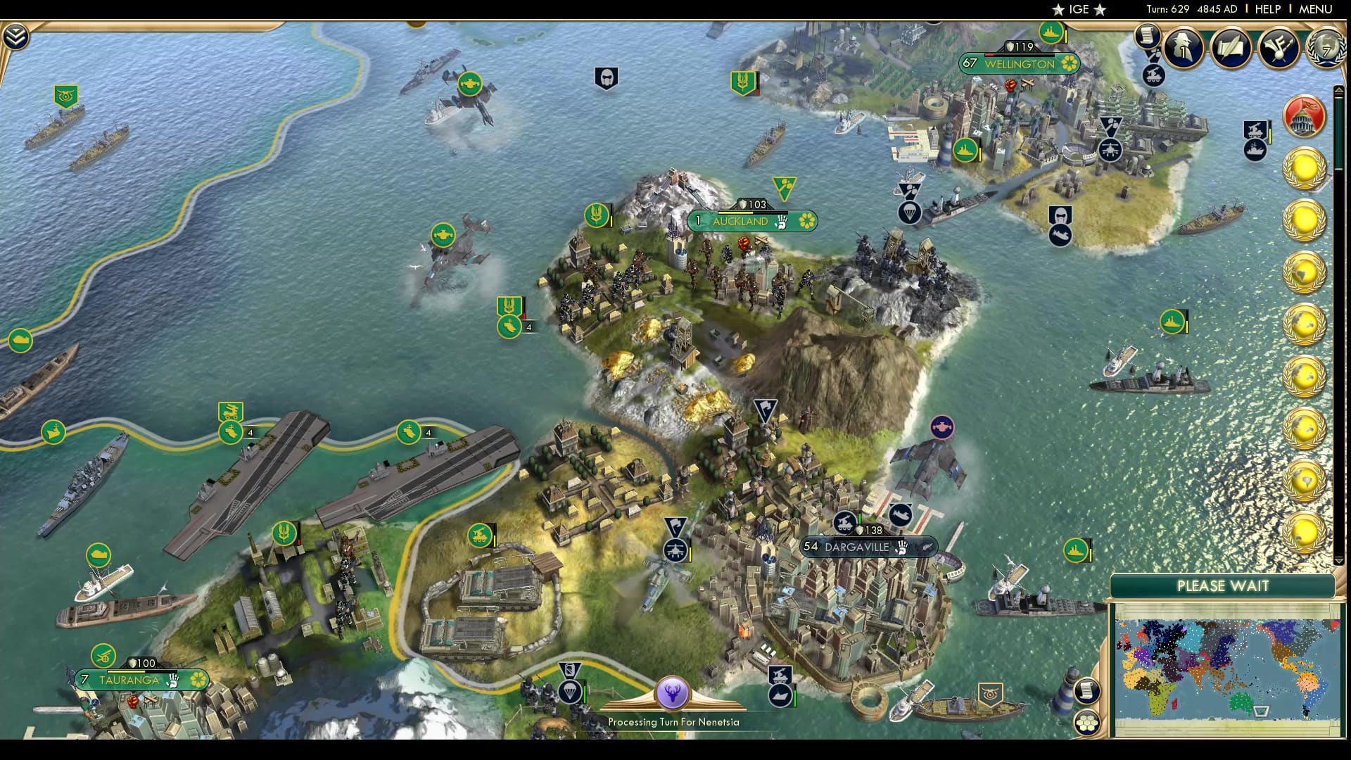 CBR In-Game Screenshot of The settling of a new empire