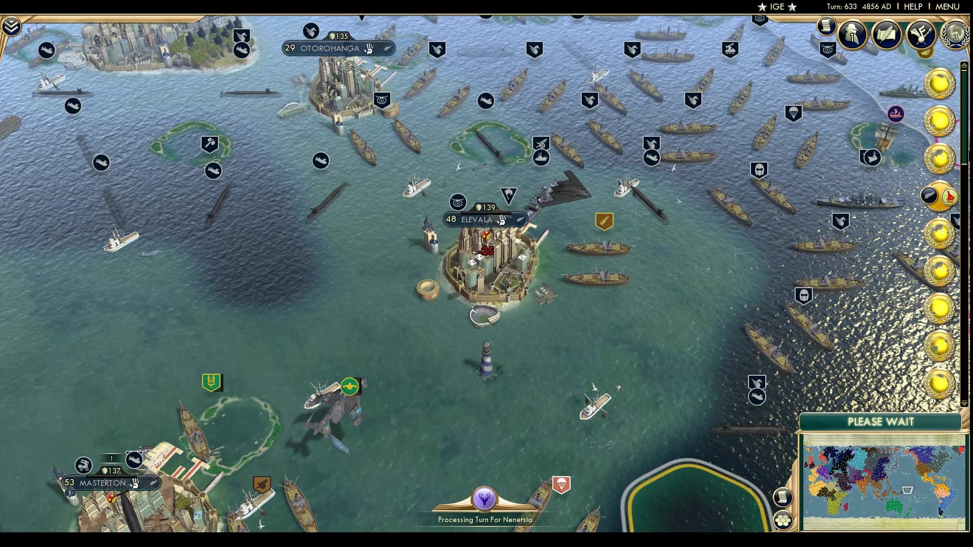 CBR In-Game Screenshot of Bombed to hell