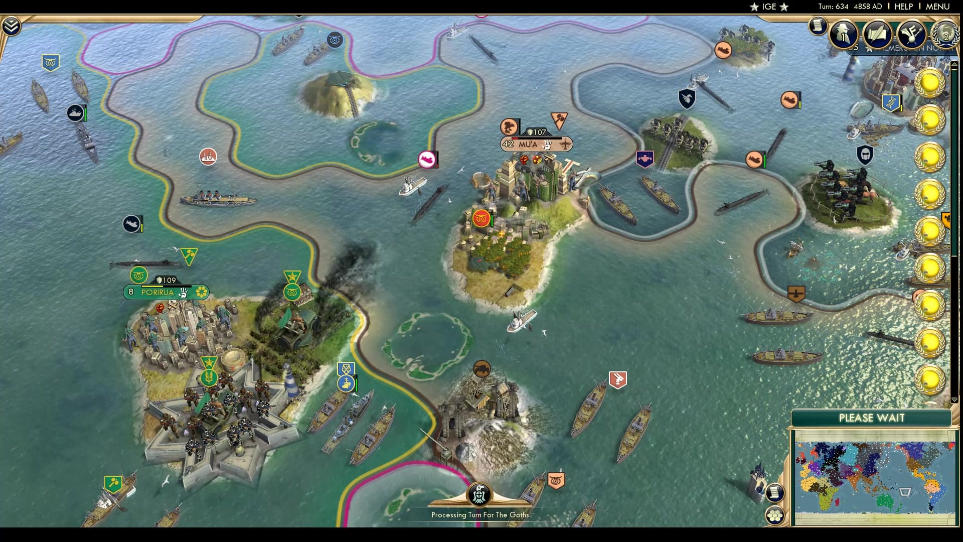 CBR In-Game Screenshot of A kiss to Nazca