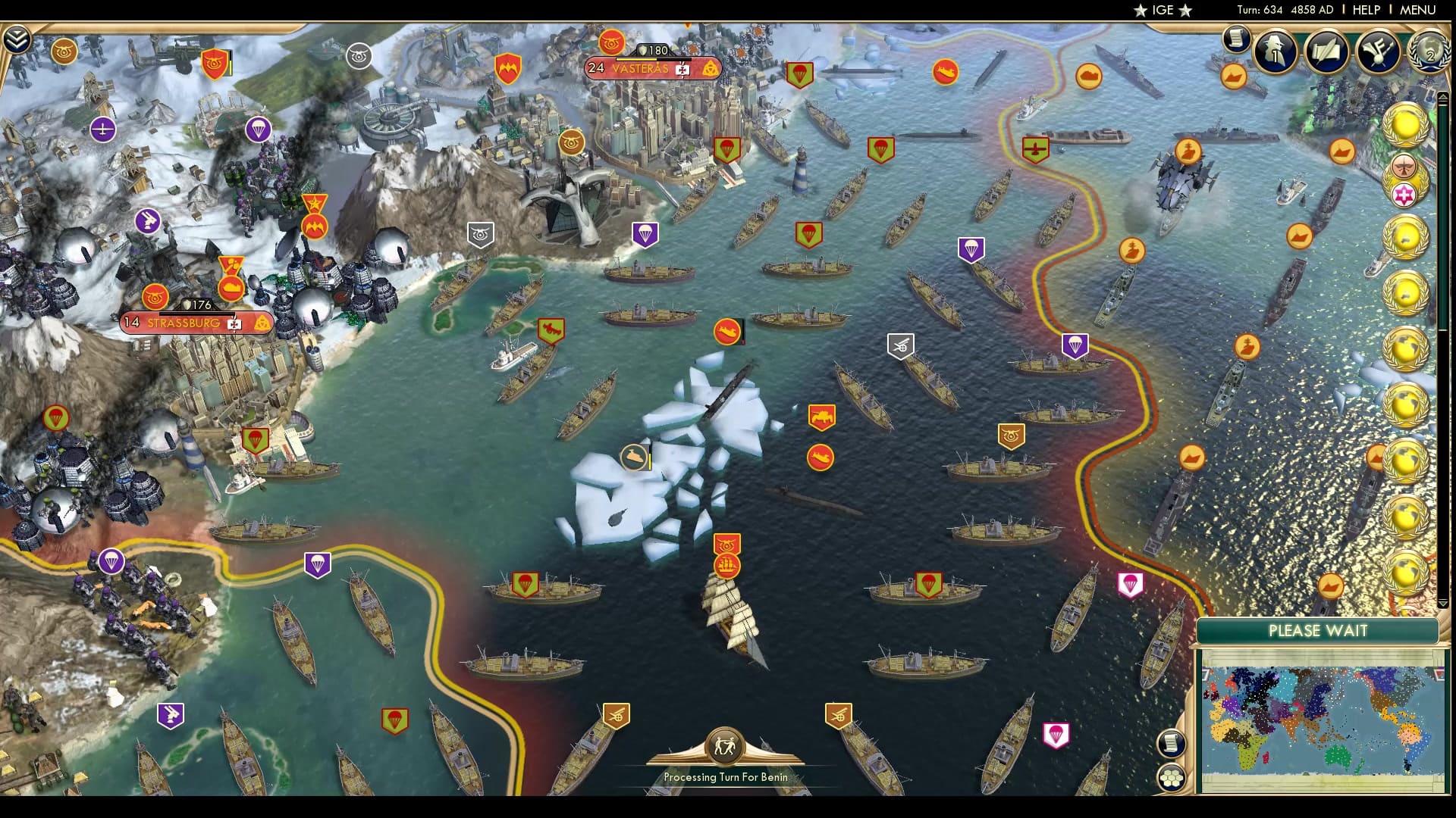 CBR In-Game Screenshot of Sick of all this ice