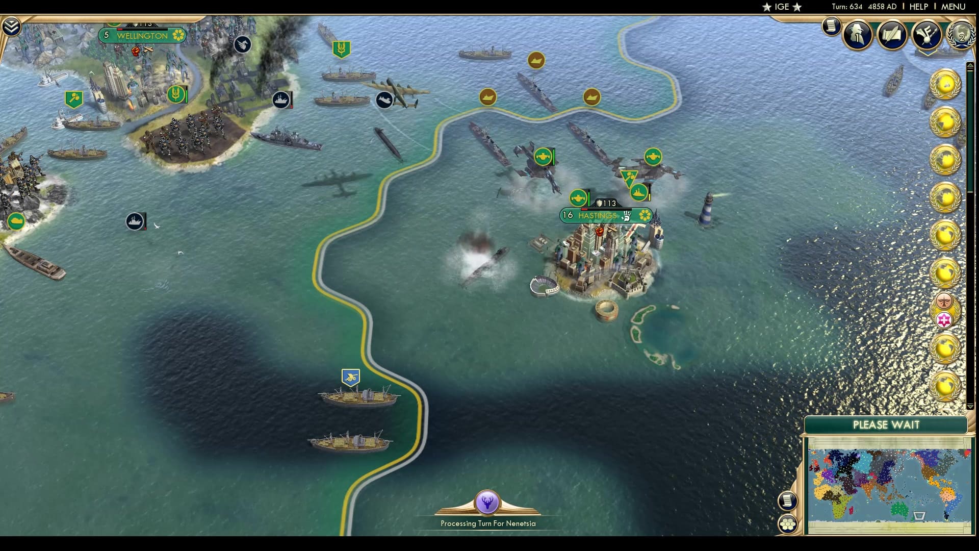 CBR In-Game Screenshot of Hasty evacuation