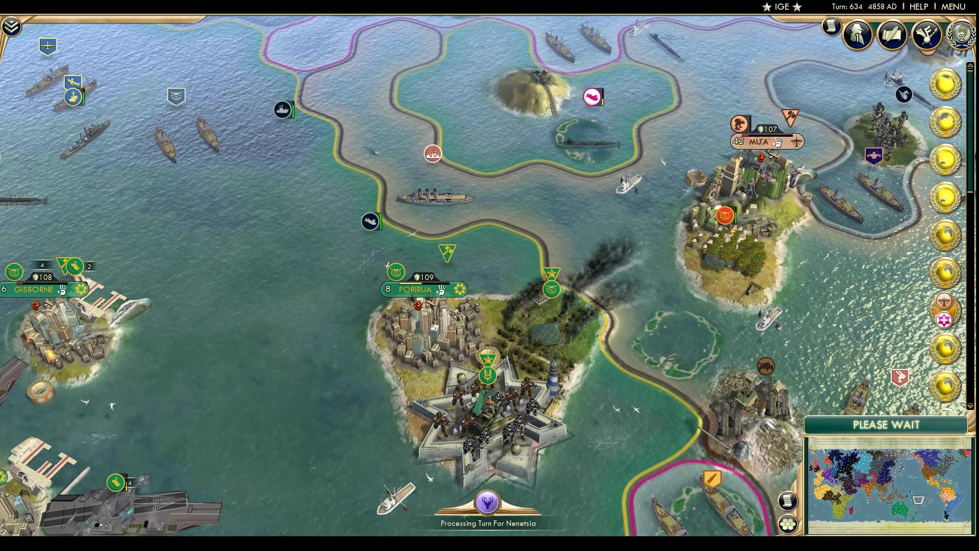 CBR In-Game Screenshot of Double general all the way across the sky