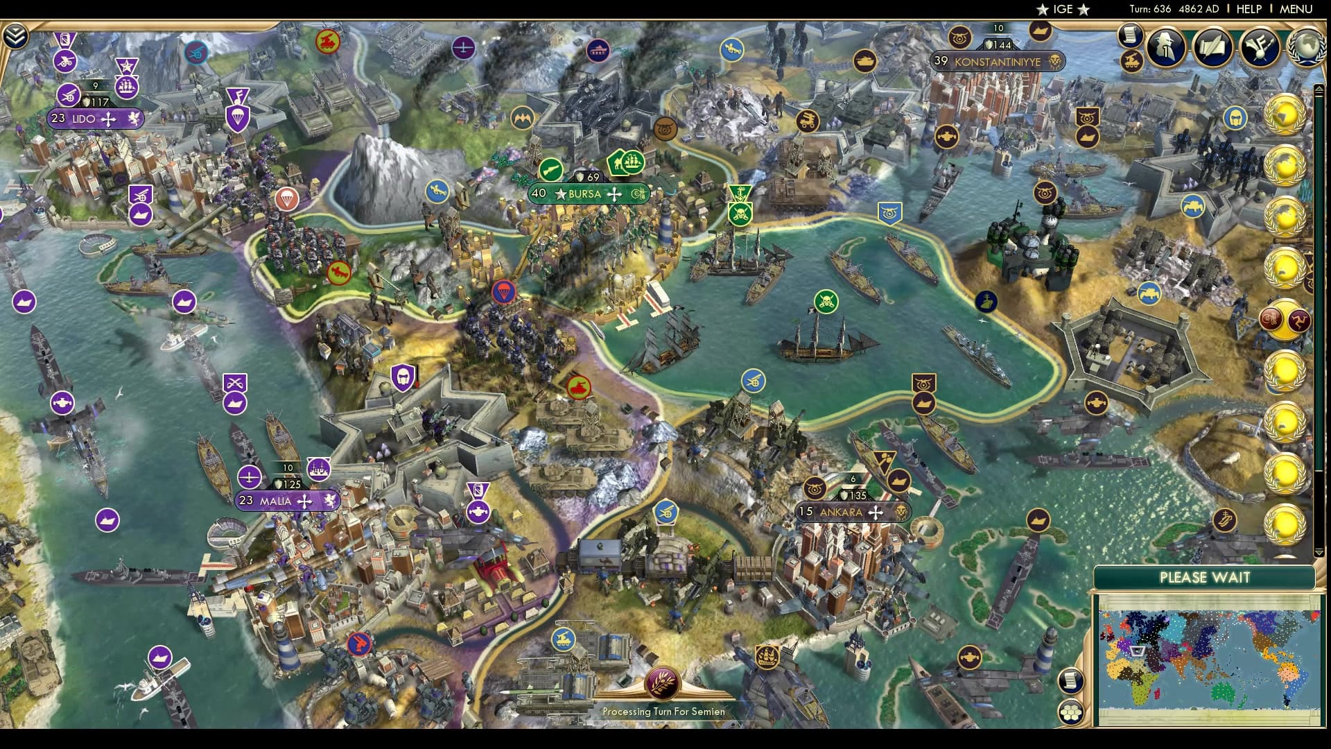 CBR In-Game Screenshot of Mehmed, the conqueror of a sliver of the balkans