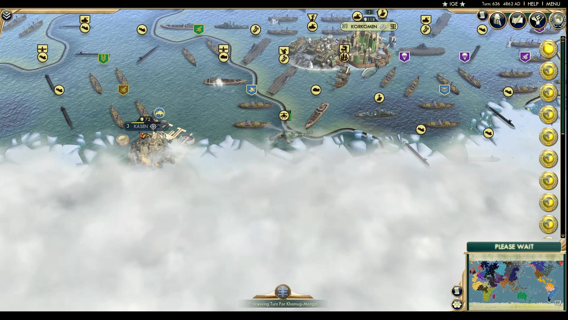 CBR In-Game Screenshot of Antarctic demons