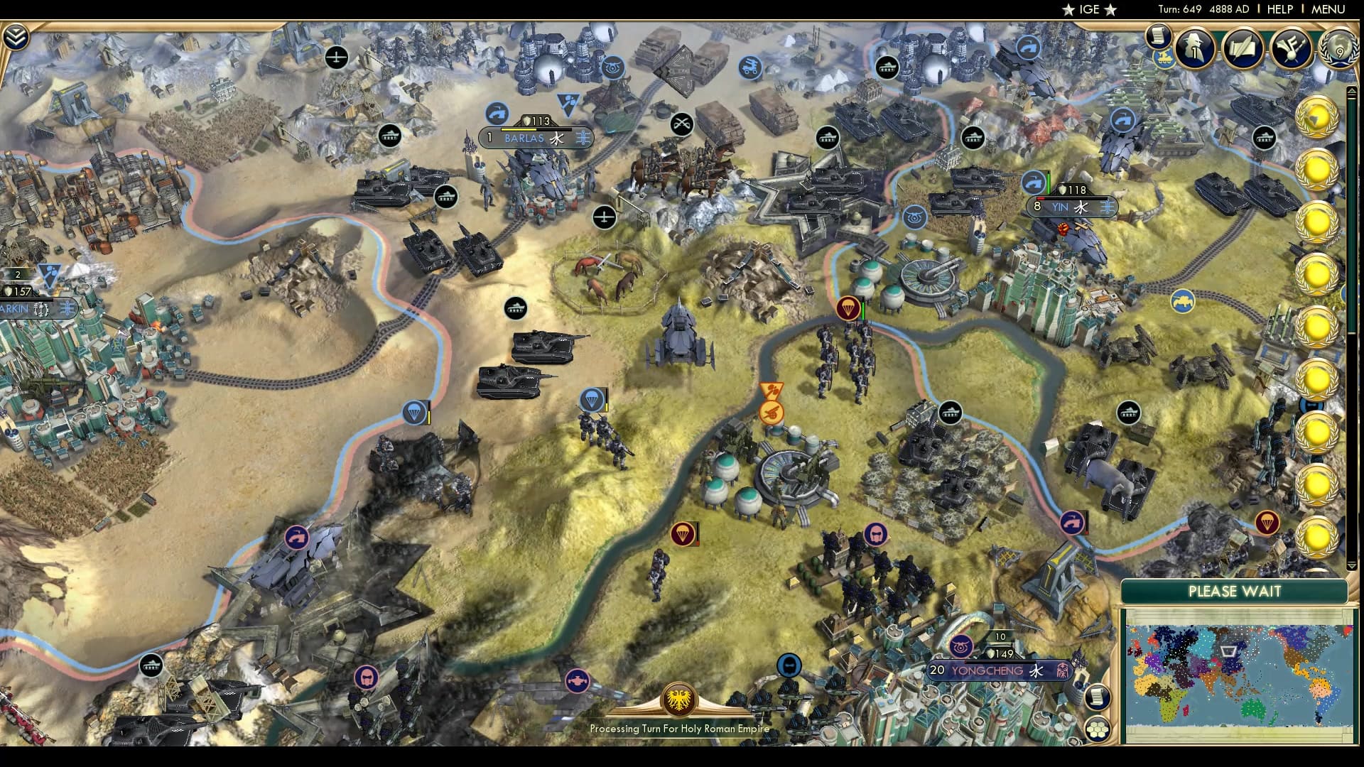 CBR In-Game Screenshot of Desert warfare