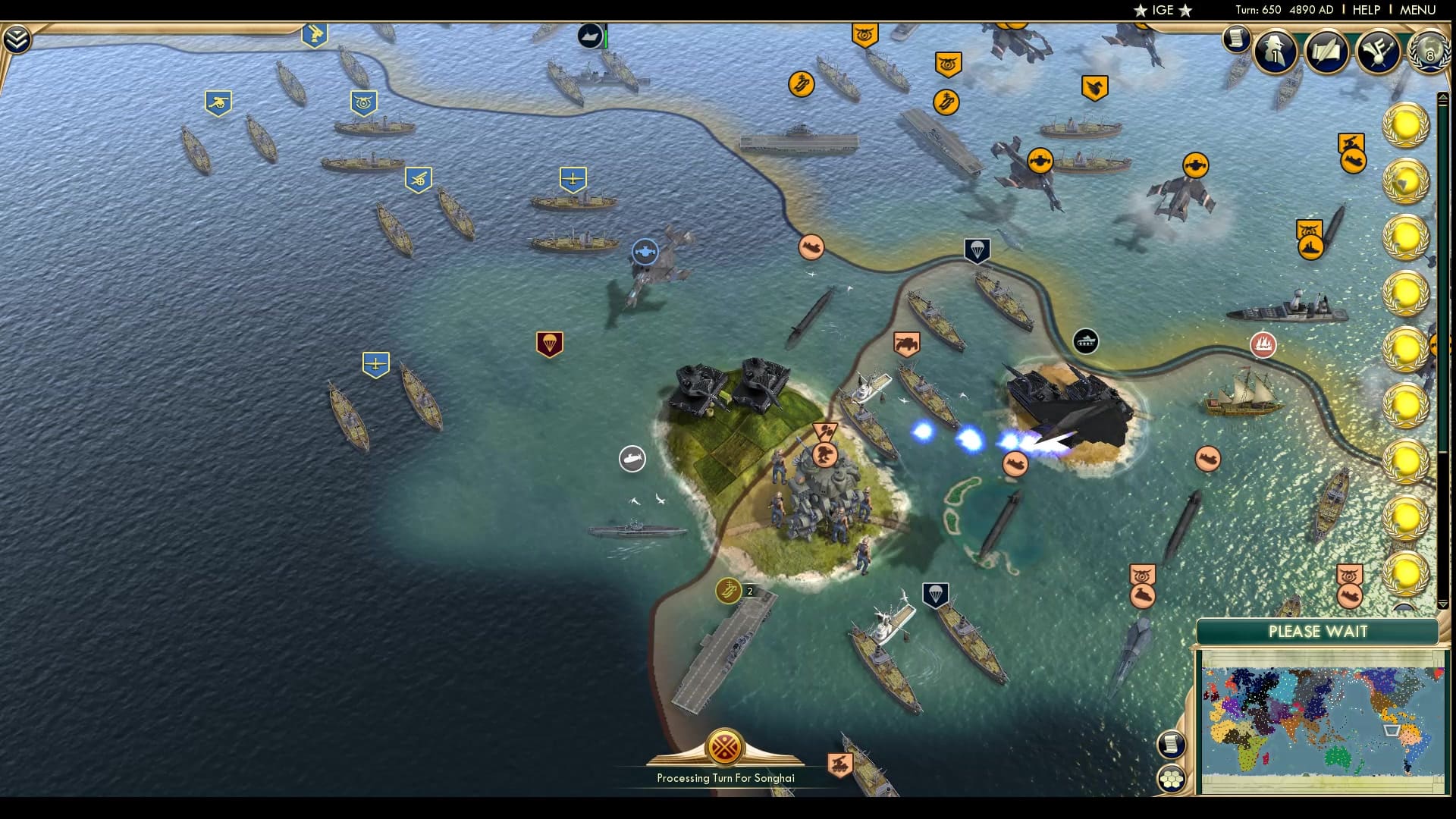 CBR In-Game Screenshot of Empty islands