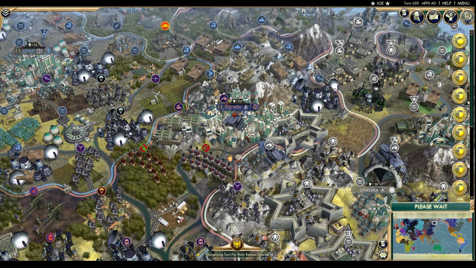 CBR In-Game Screenshot of Finally, some action!