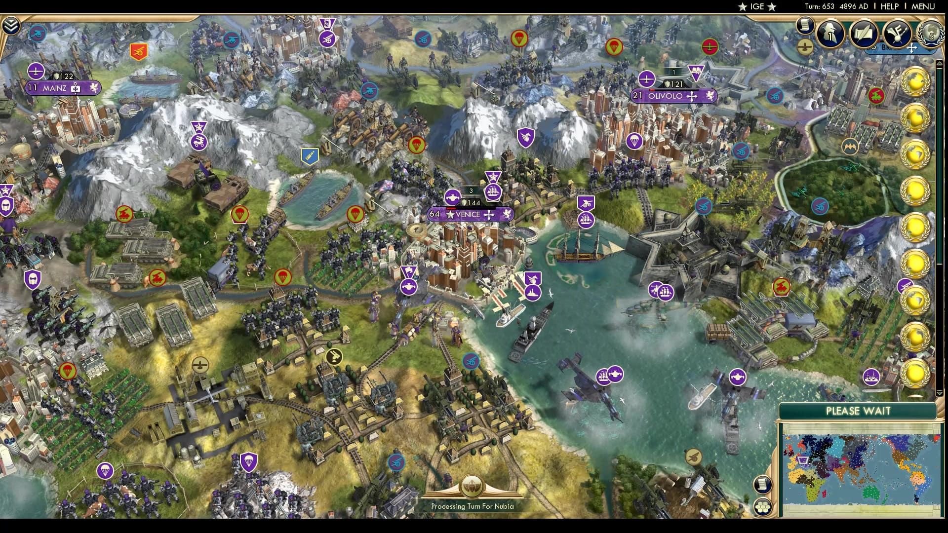 CBR In-Game Screenshot of Internal strife