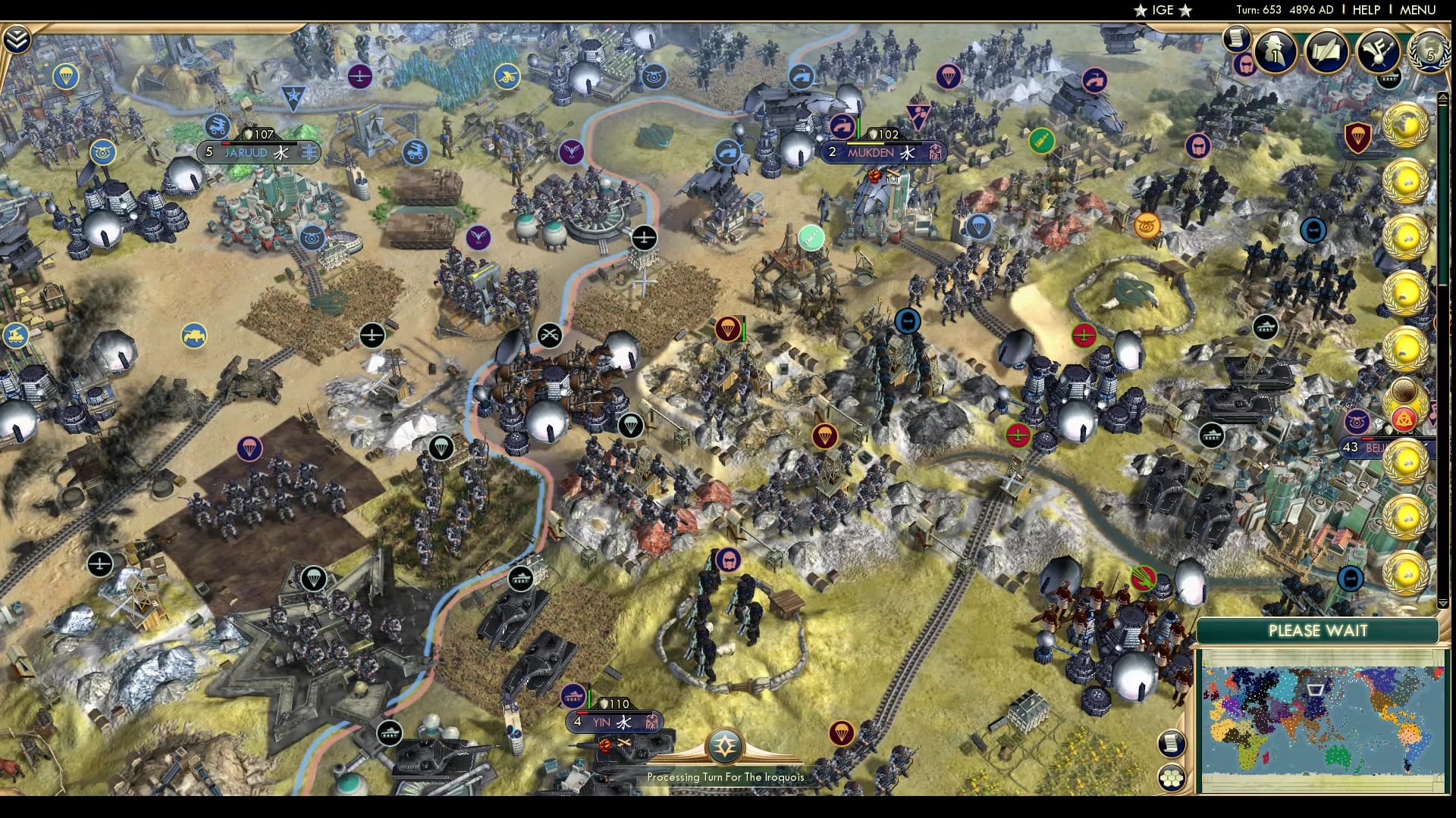 CBR In-Game Screenshot of High tide