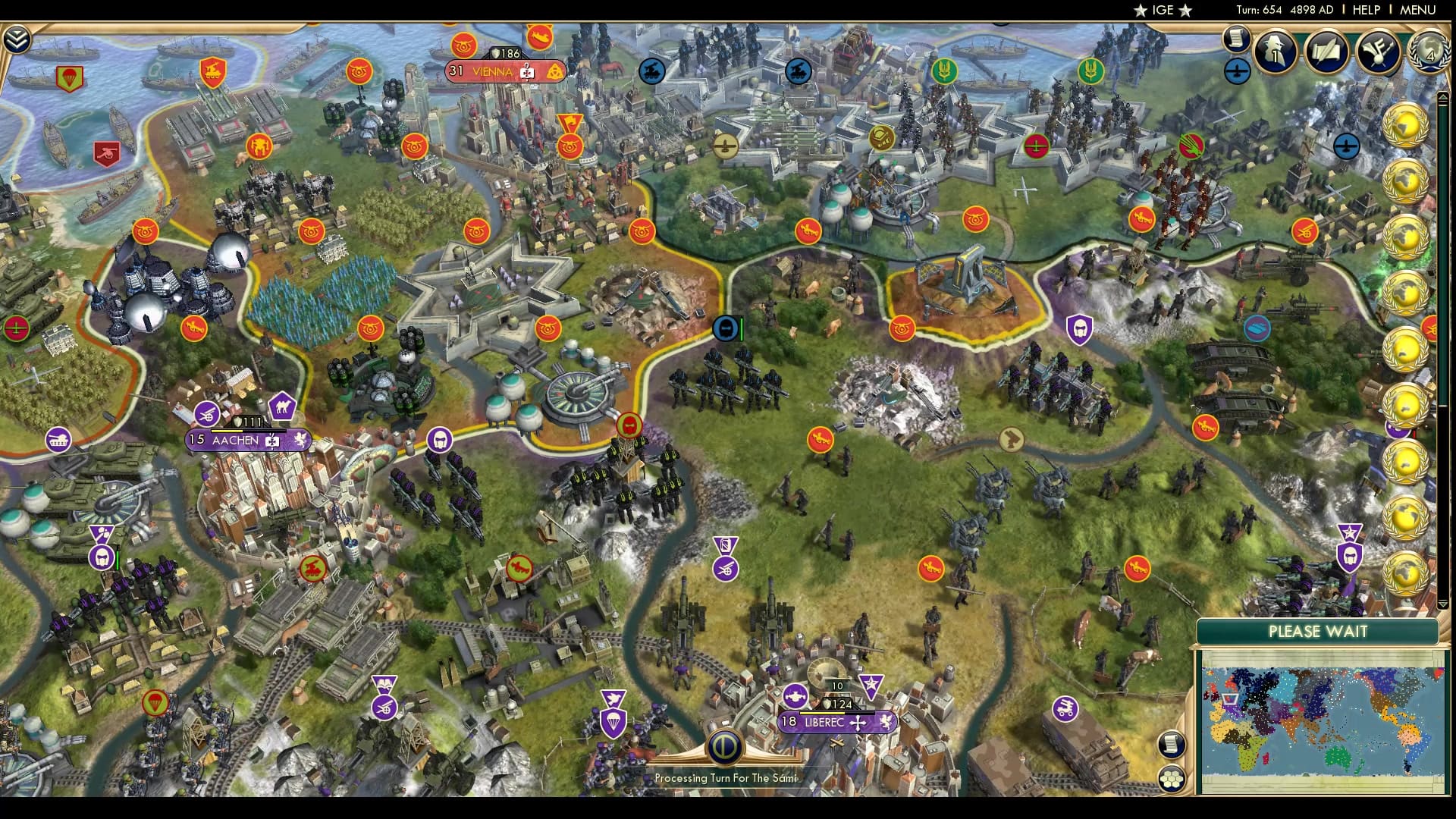 CBR In-Game Screenshot of All quiet on the ground, pretty noisy in the sky