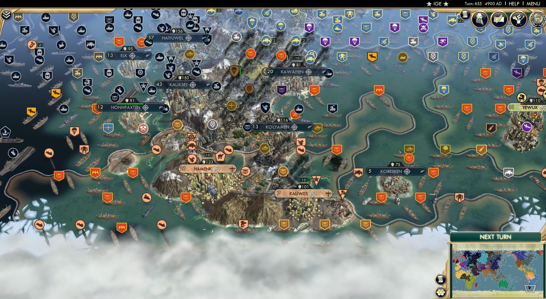 CBR In-Game Screenshot of Split up