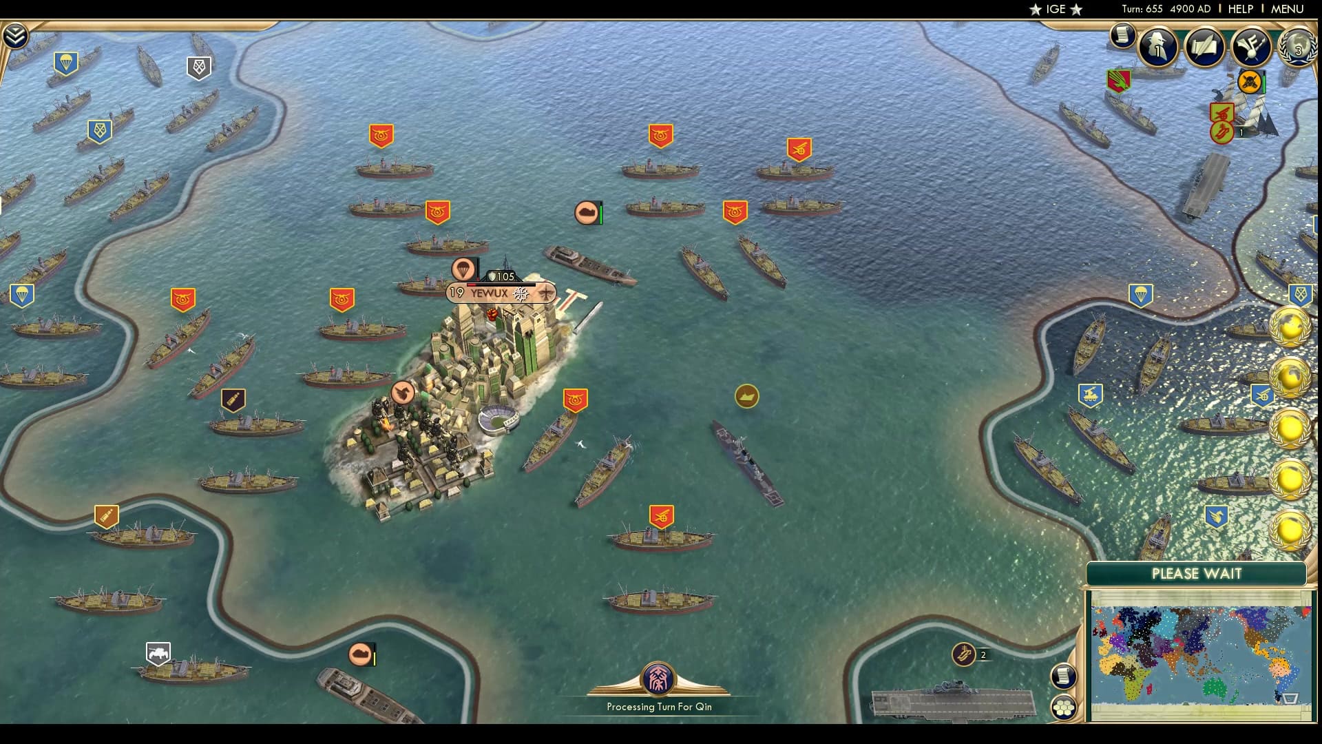 CBR In-Game Screenshot of Islas Malvinas and Ragnar’s Micel Here