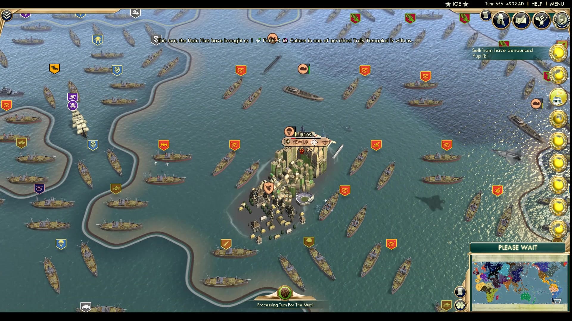 CBR In-Game Screenshot of No Atheists in Selk’nam Foxholes