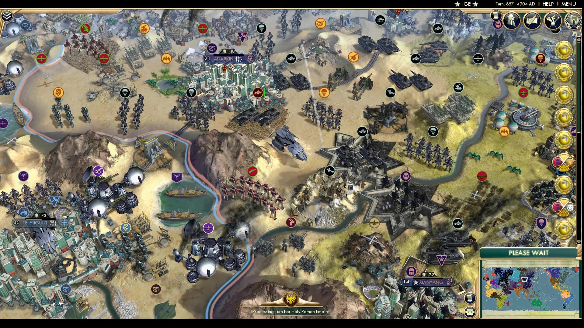 CBR In-Game Screenshot of At an Impasse