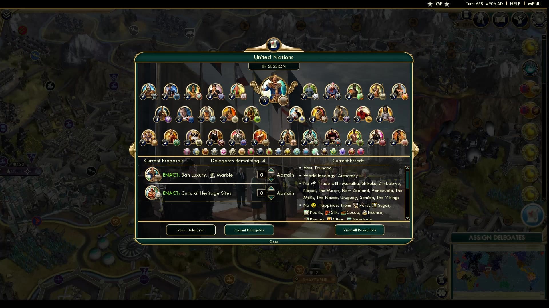 CBR In-Game Screenshot of Gentlemen! You Can’t Negotiate Here this is the Diplomacy Room!