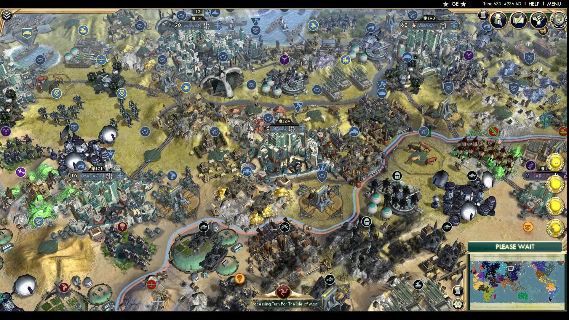 CBR In-Game Screenshot of Bombs in the Air, but no Boots on the Ground