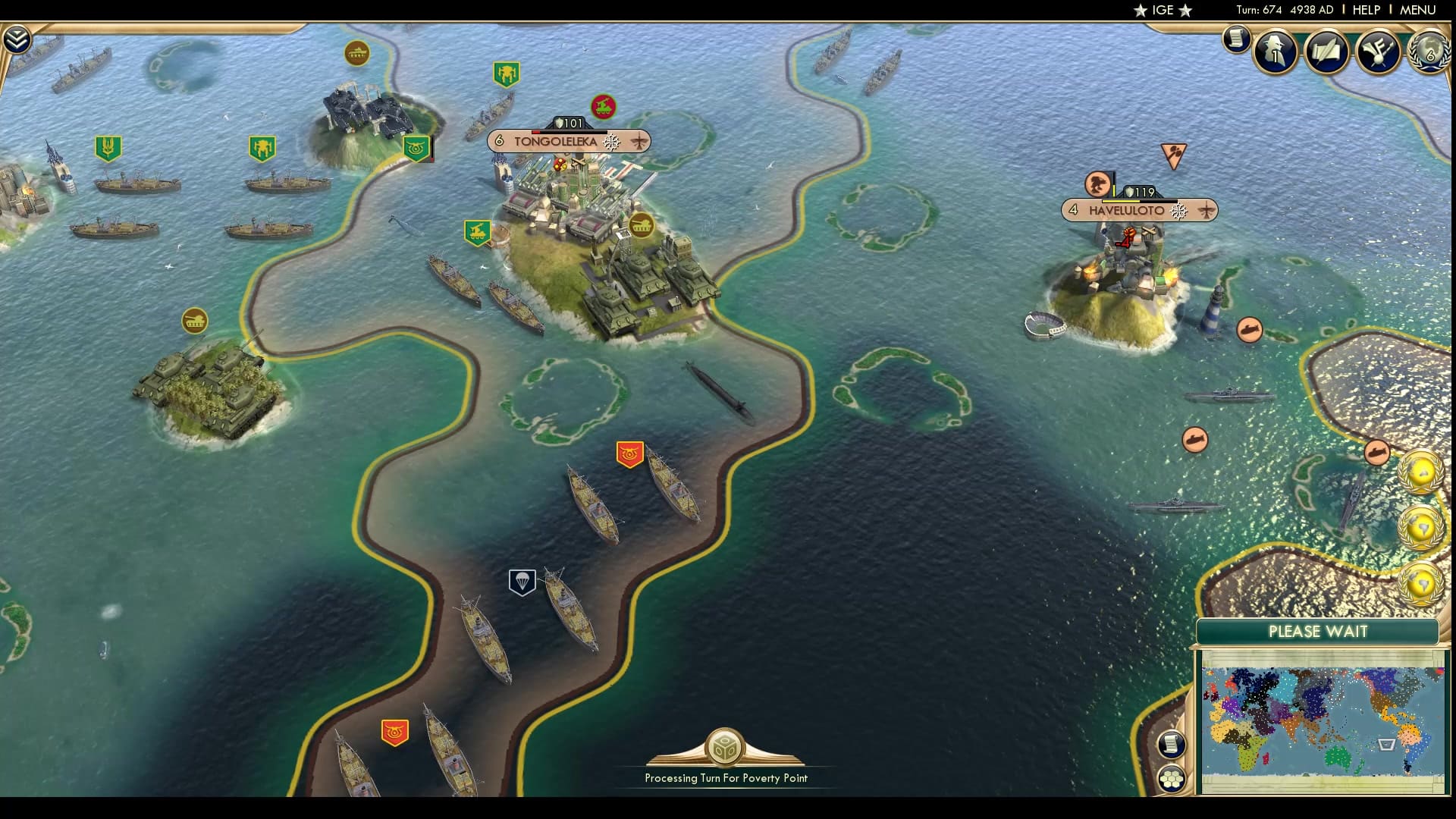 CBR In-Game Screenshot of Freeing a City in Flames