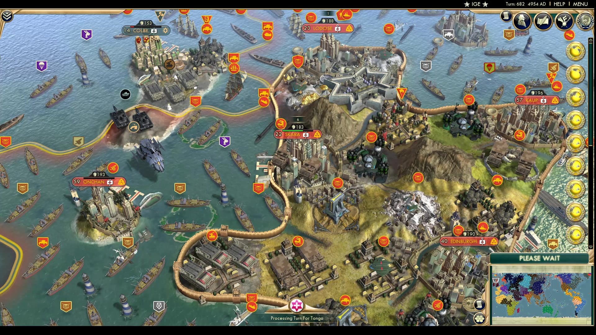 CBR In-Game Screenshot of Clobbering Colby