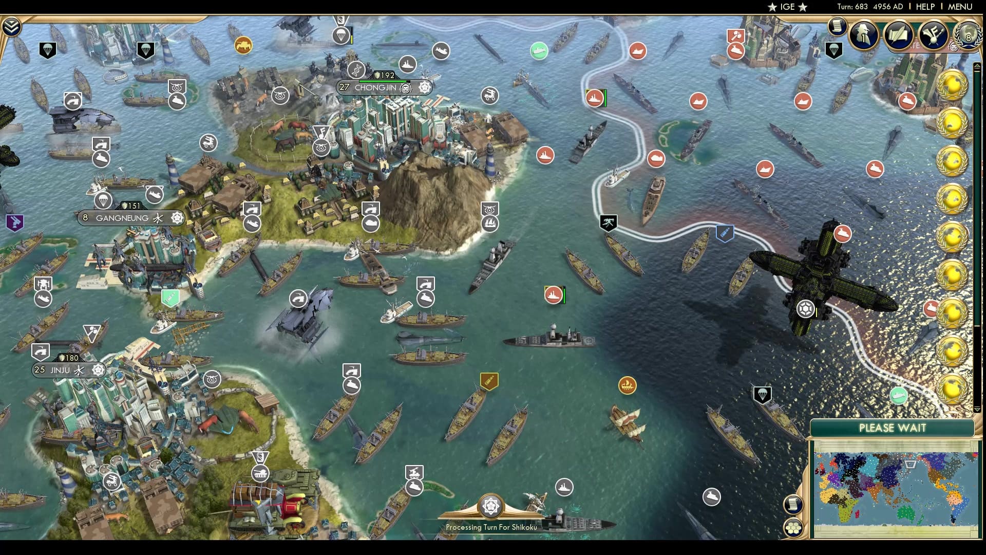 CBR In-Game Screenshot of From Coast to Coruscating Coast