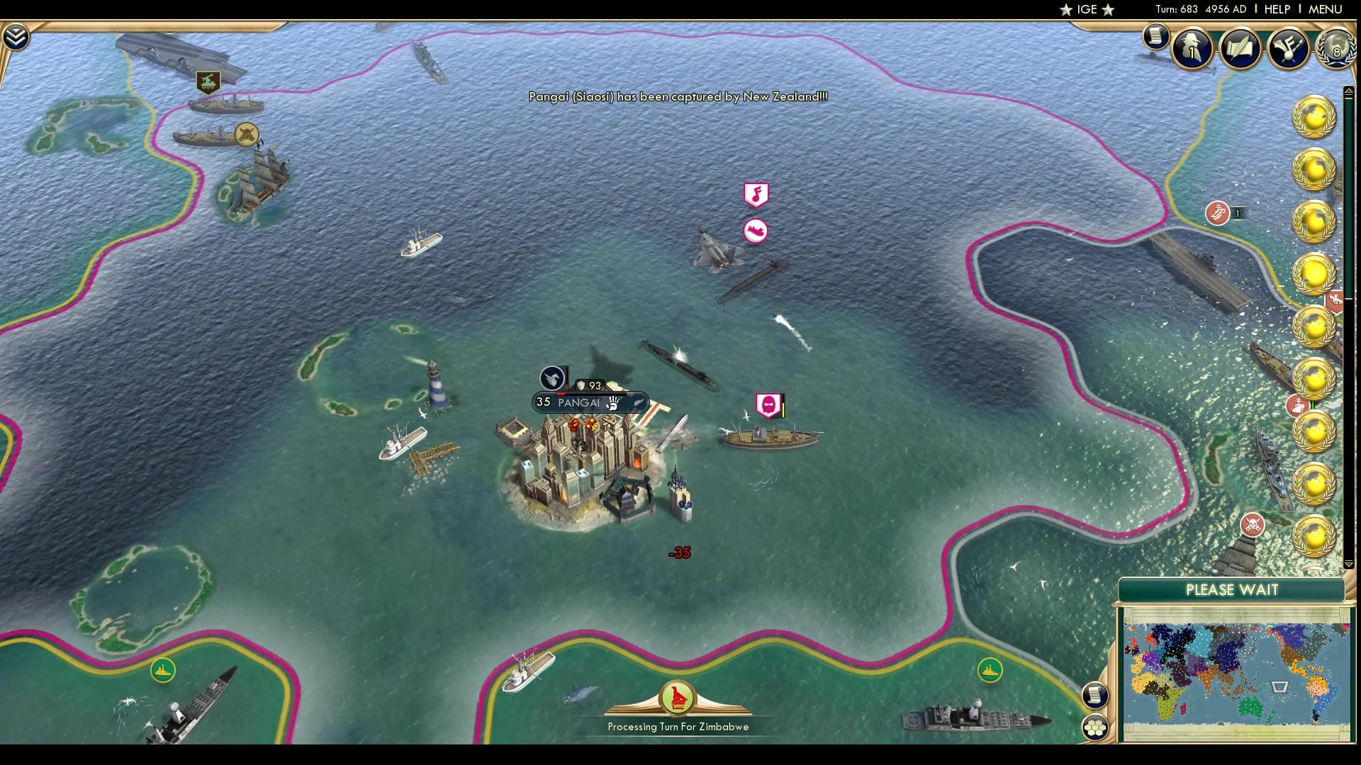 CBR In-Game Screenshot of The Bent and Broken Fighting the Defeated