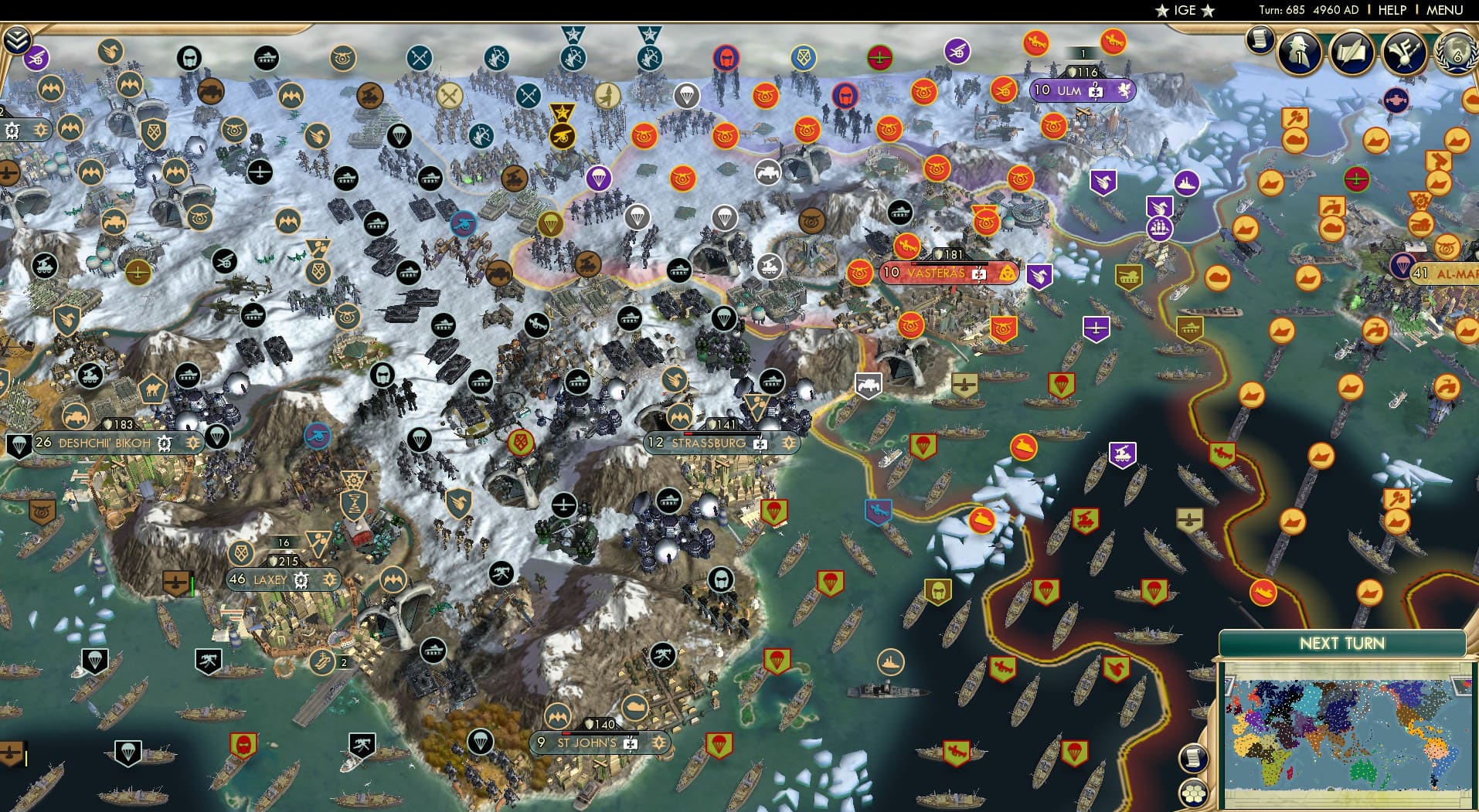 CBR In-Game Screenshot of Shivering War Bonus Slide!