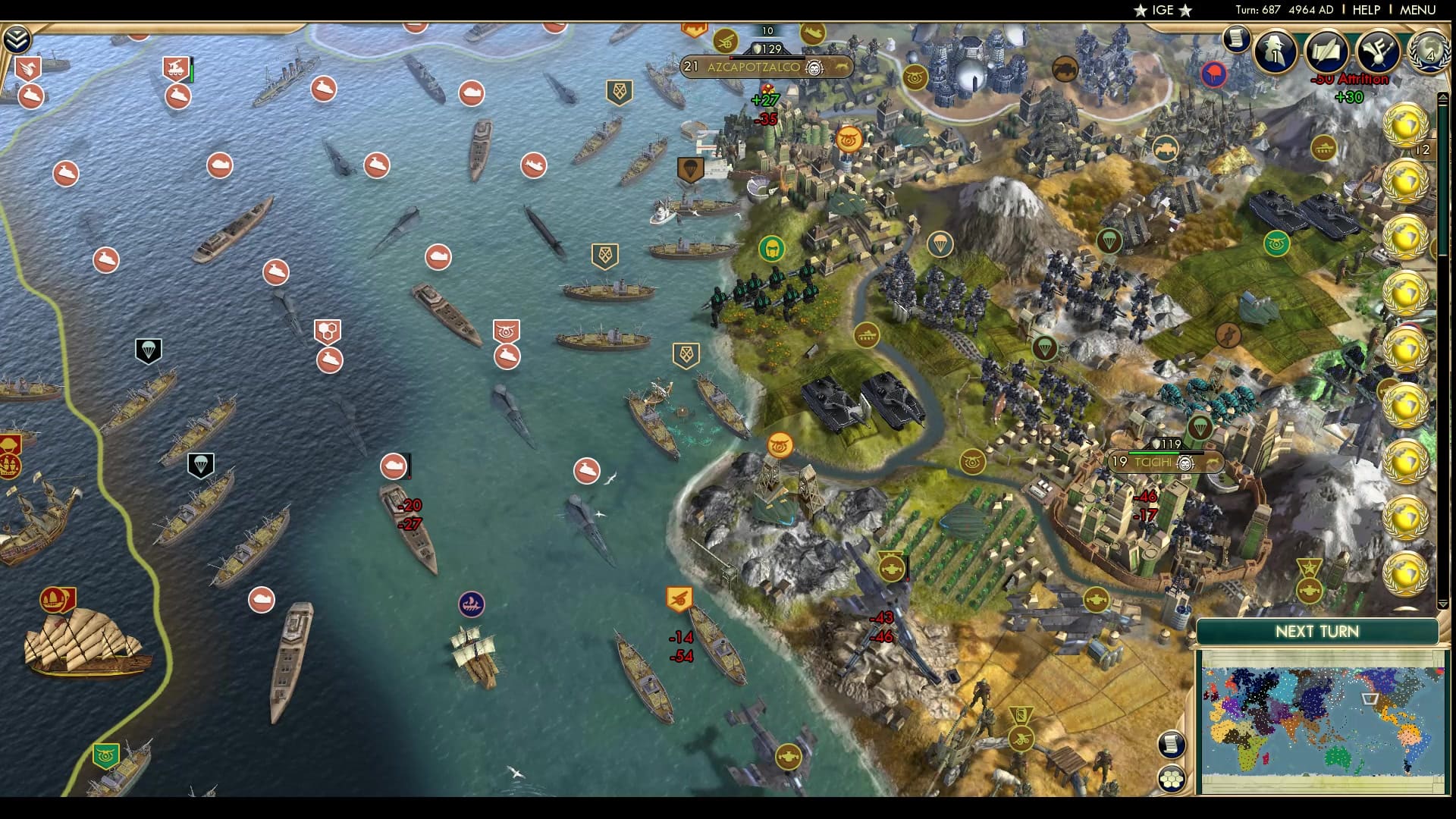 CBR In-Game Screenshot of When Visitors Attack!