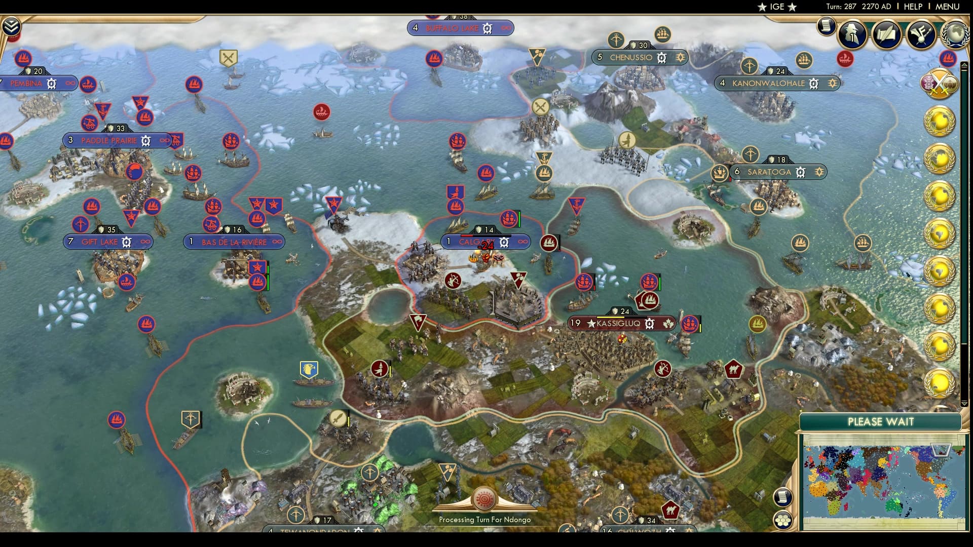 CBR In-Game Screenshot of The Canadians