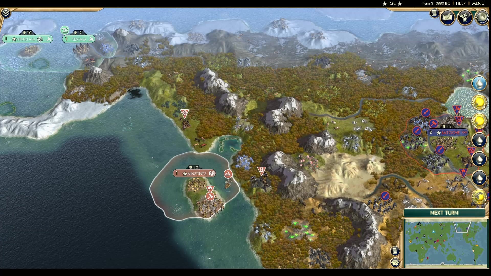 CBR In-Game Screenshot of From Island to Continent