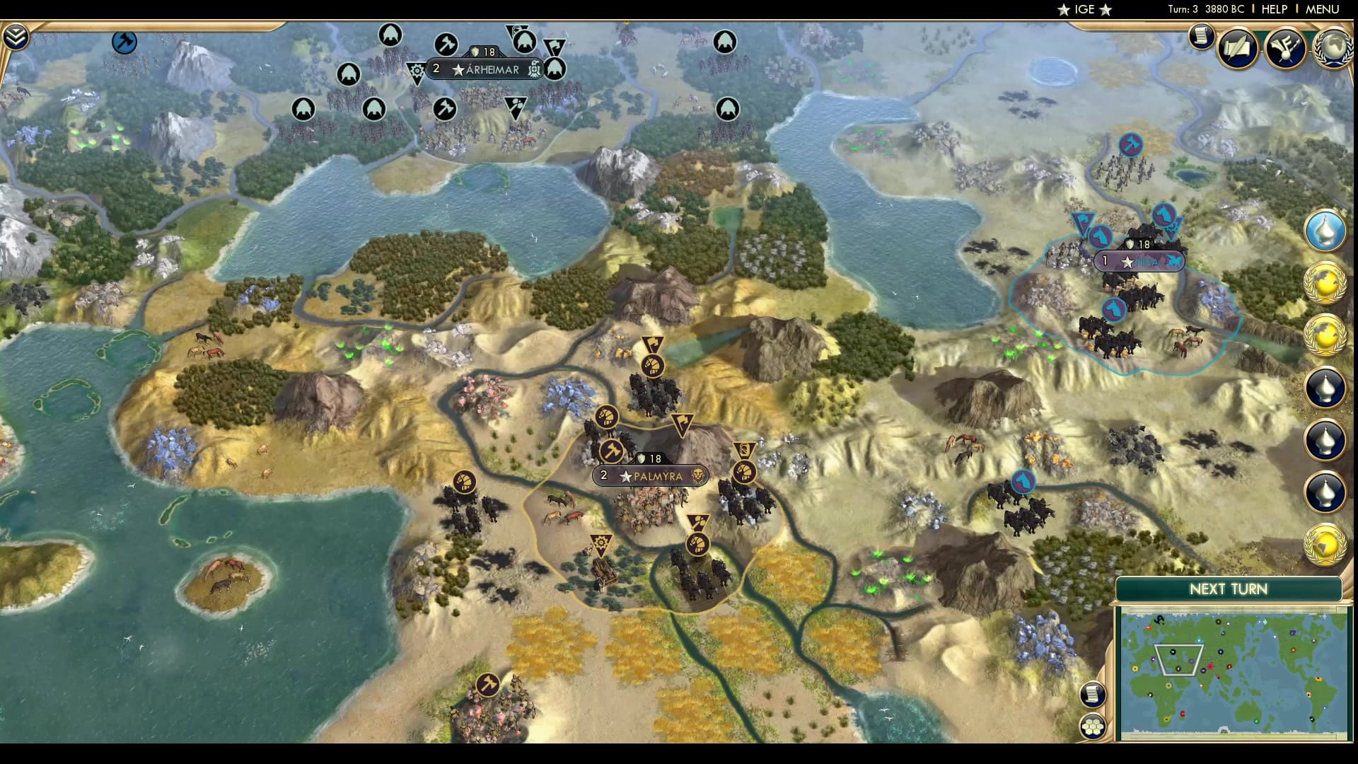 CBR In-Game Screenshot of The Beast in the Middle East and The Horseman