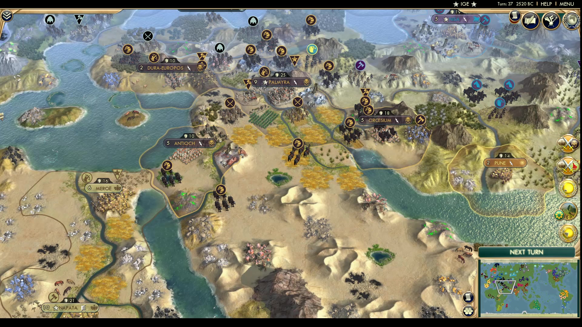 CBR In-Game Screenshot of I've Got You In The Palmyra My Hands