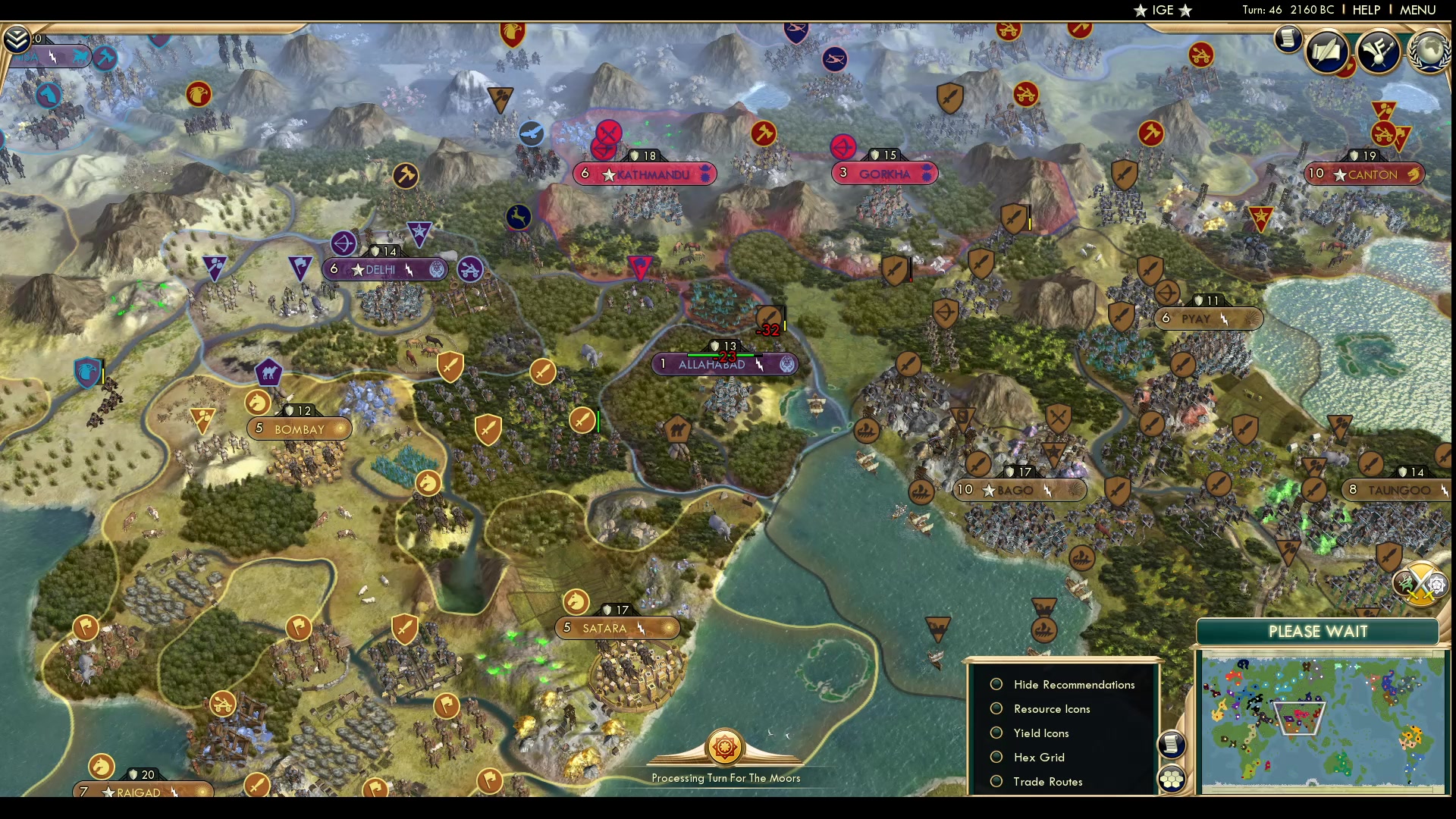 CBR In-Game Screenshot of Ganges Gang