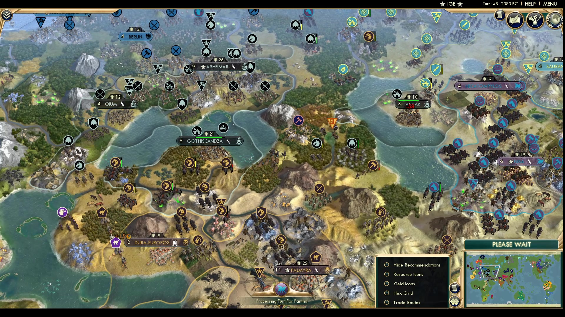 CBR In-Game Screenshot of Swing Band