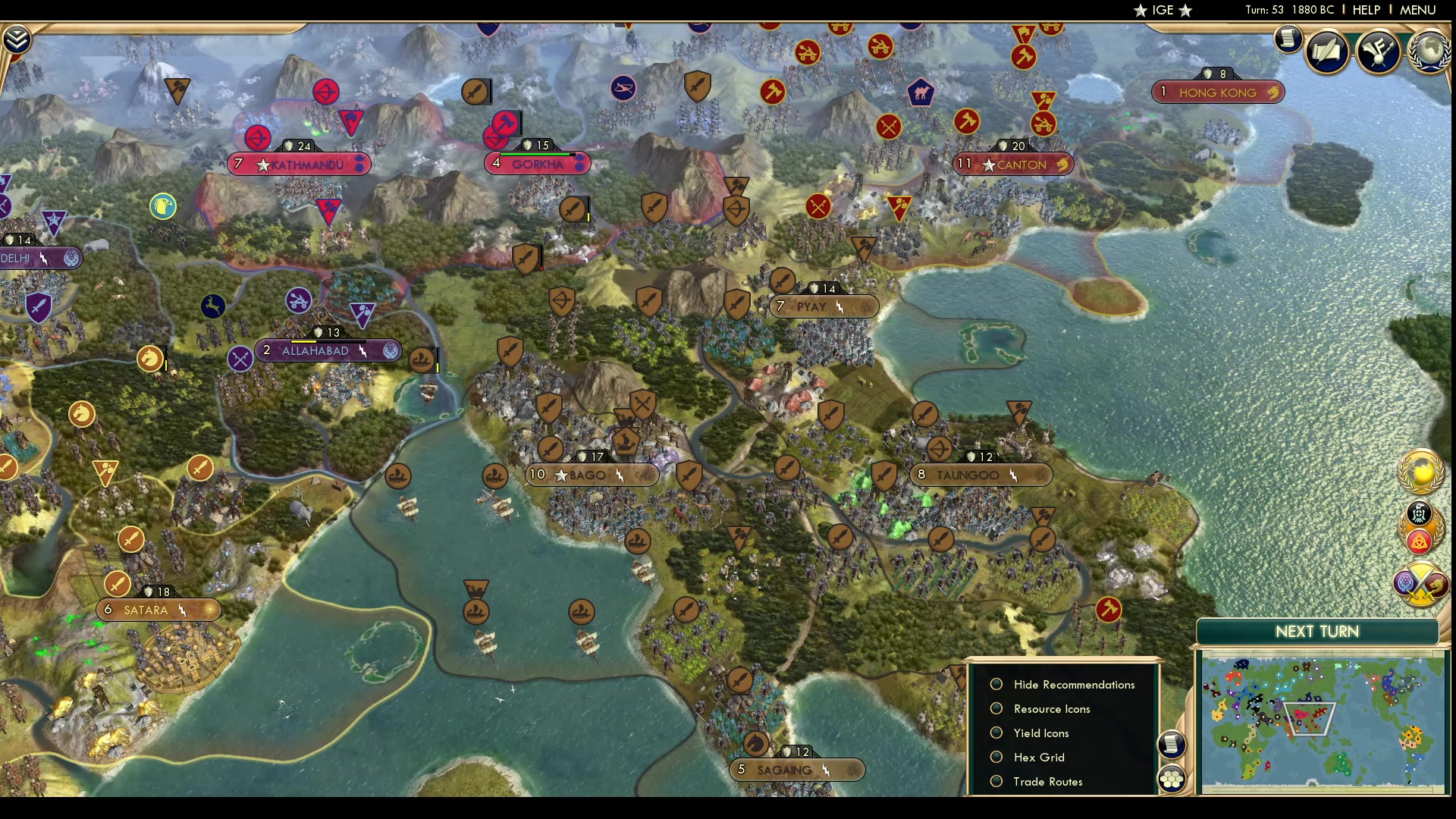 CBR In-Game Screenshot of Indian Summer