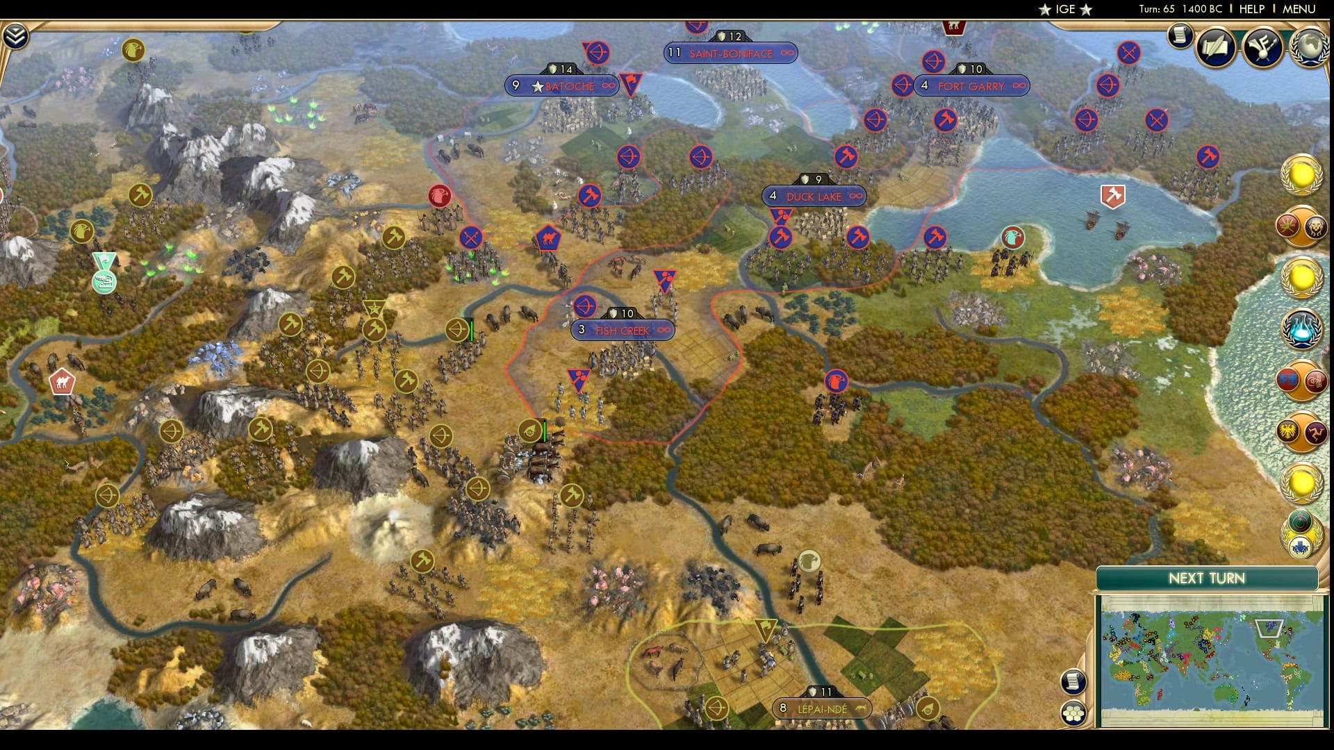 CBR In-Game Screenshot of Wandering Armies
