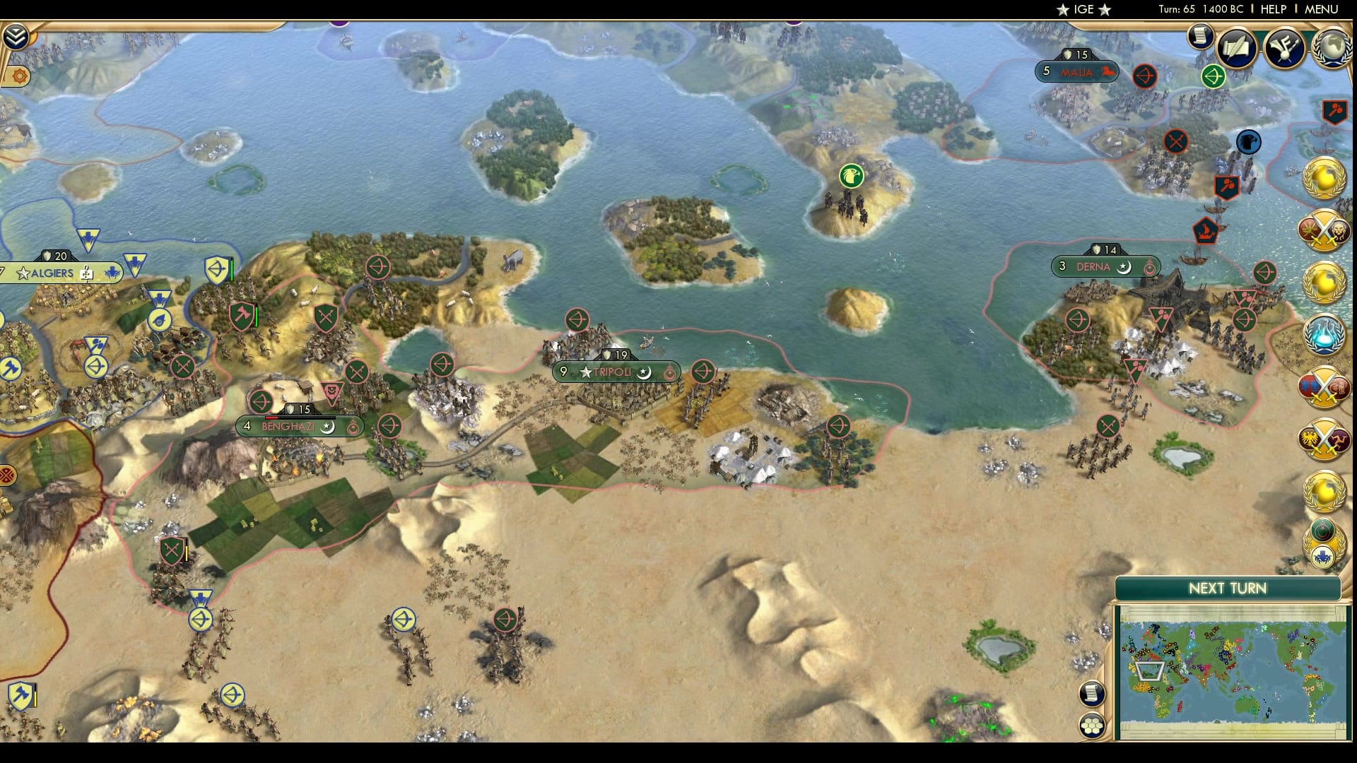 CBR In-Game Screenshot of More Peace than IRL Libya