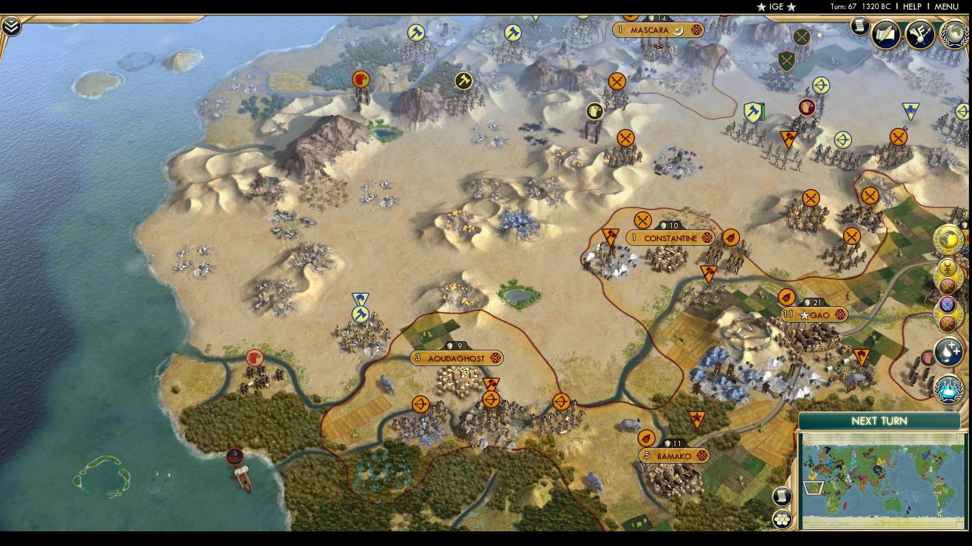 CBR In-Game Screenshot of Abdelkader Tempts Fate