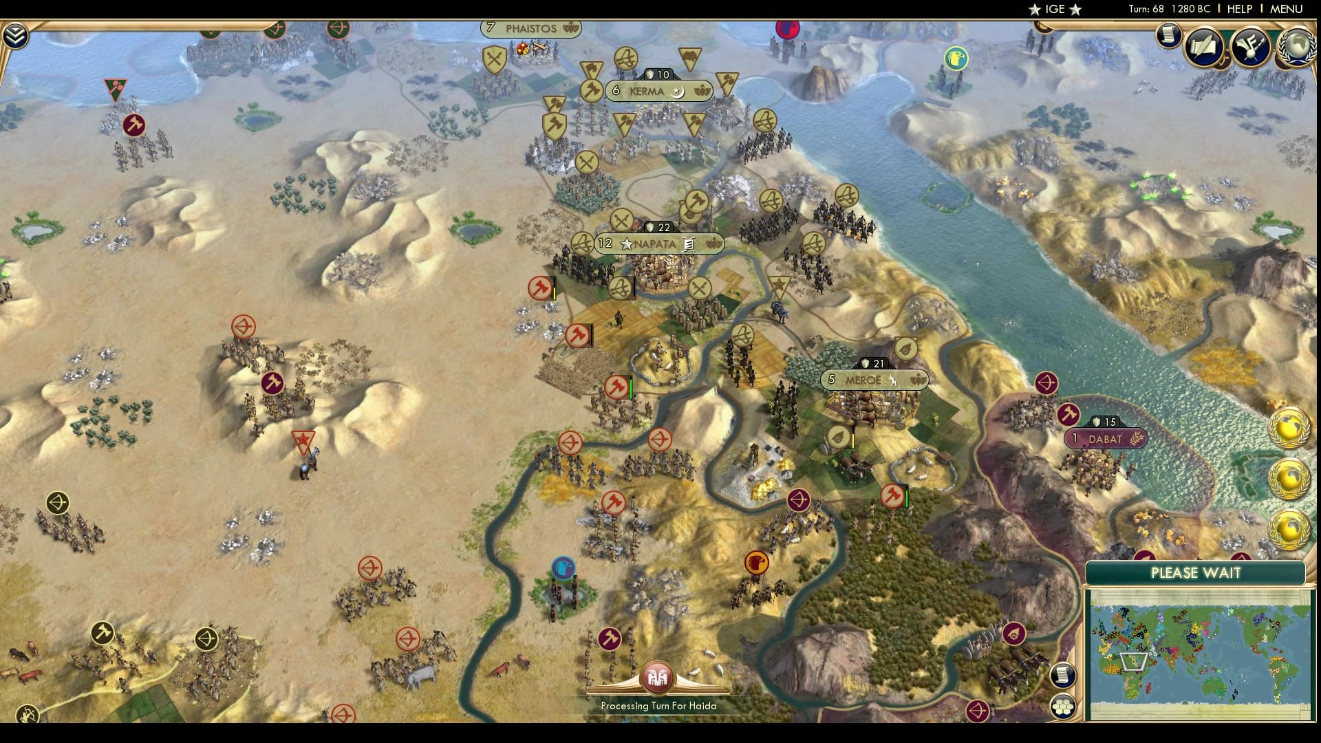 CBR In-Game Screenshot of Hit Him With Dabat