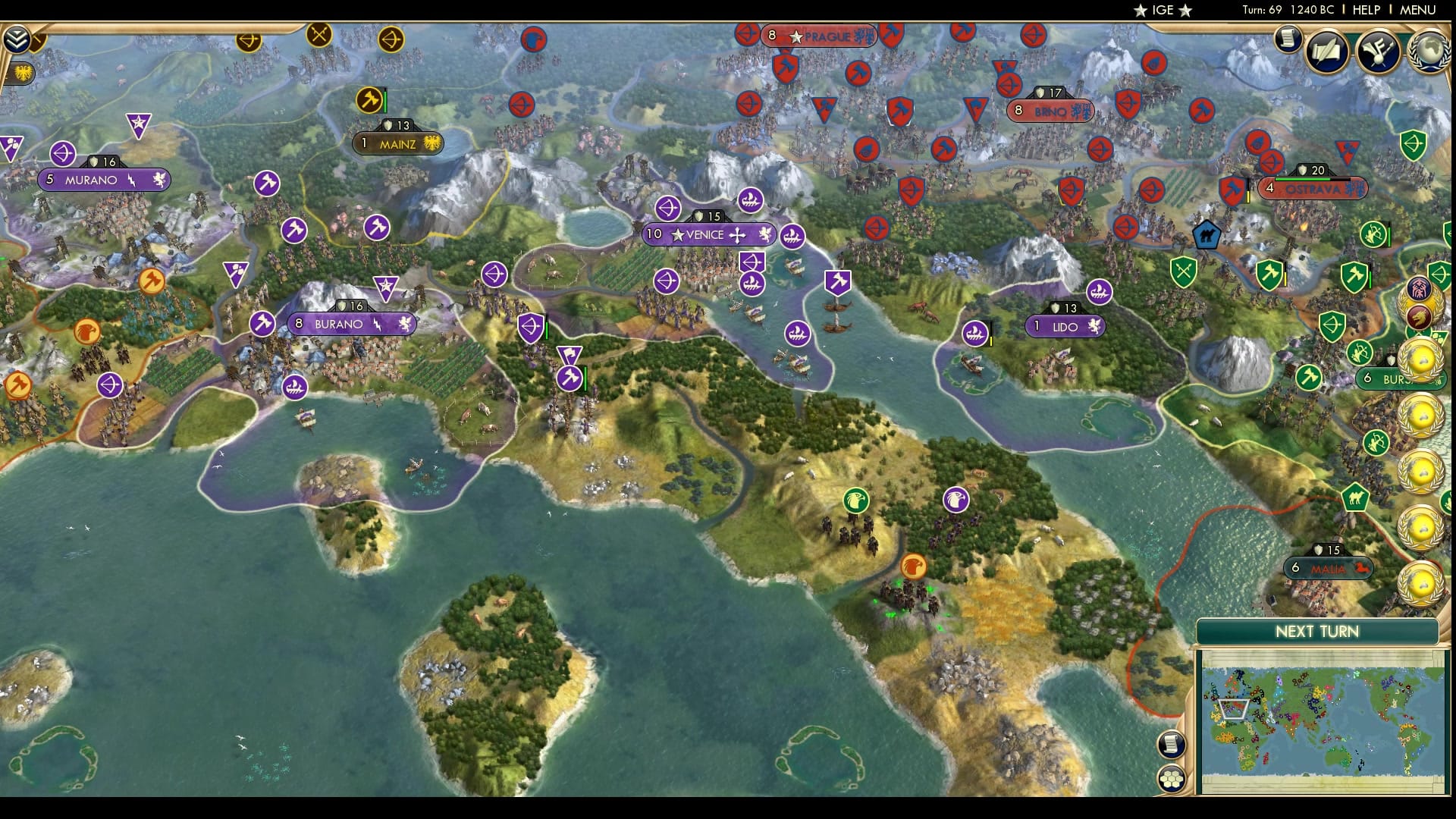 CBR In-Game Screenshot of So Blind He Can’t See Italy