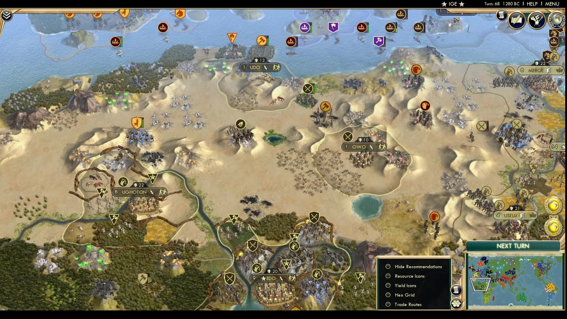 CBR In-Game Screenshot of *Notices ur Scramble for Africa*
