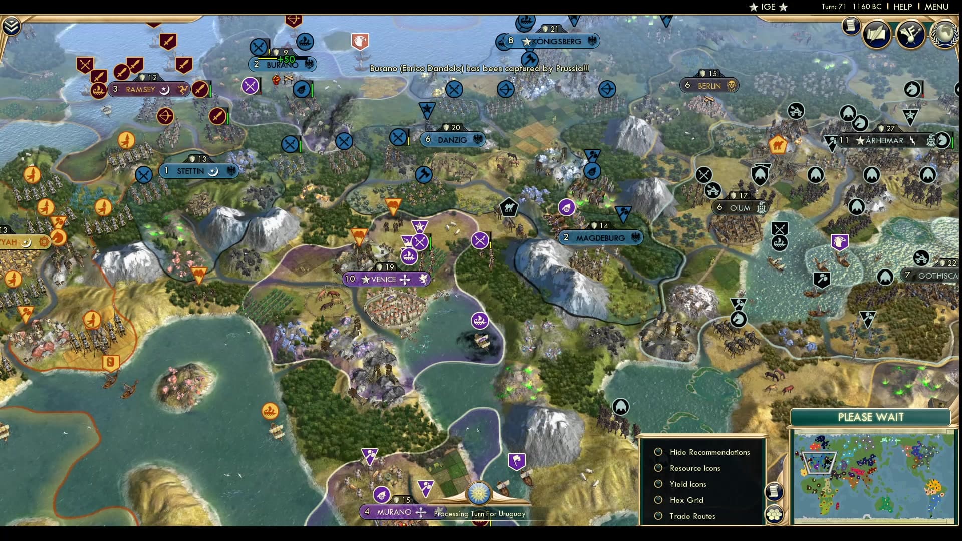 CBR In-Game Screenshot of Crossing the finish line