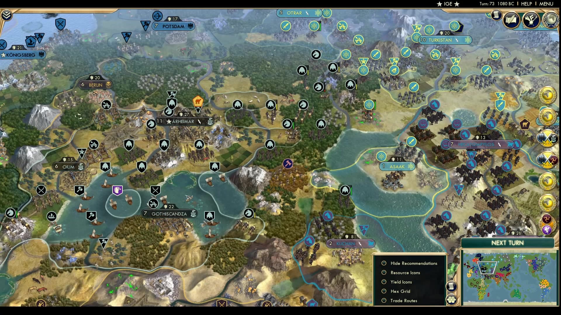CBR In-Game Screenshot of The Kaiser’s foresight