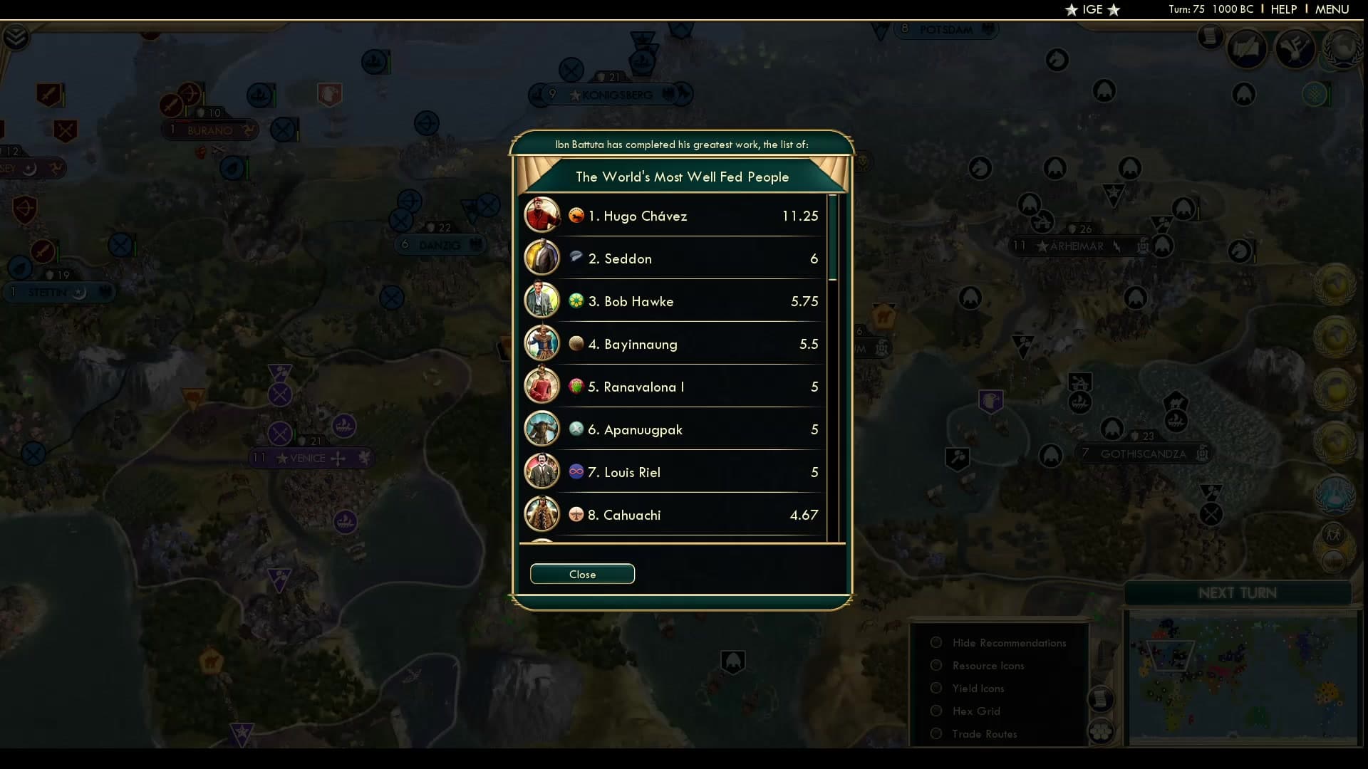 CBR In-Game Screenshot of Ibn Battuta, ancient foodie