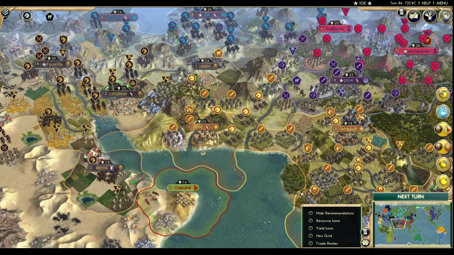 CBR In-Game Screenshot of Prawns of Persia
