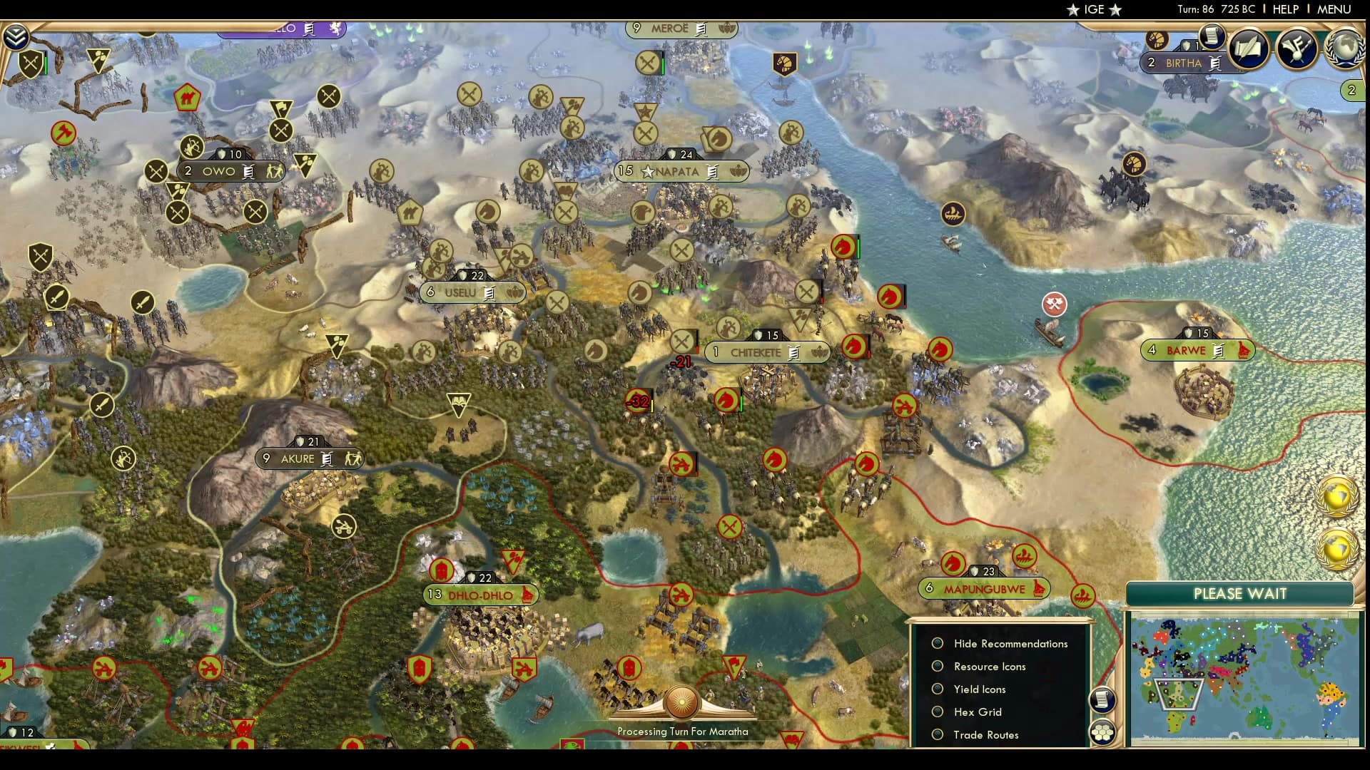 CBR In-Game Screenshot of Get wrecked Nubias