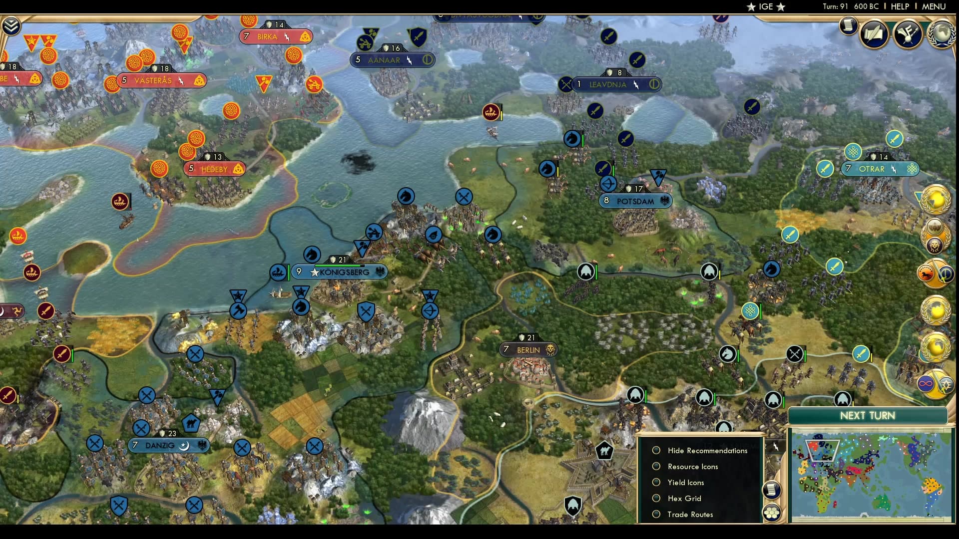 CBR In-Game Screenshot of Elderly woman angry at foreign pleasure boaters, more never