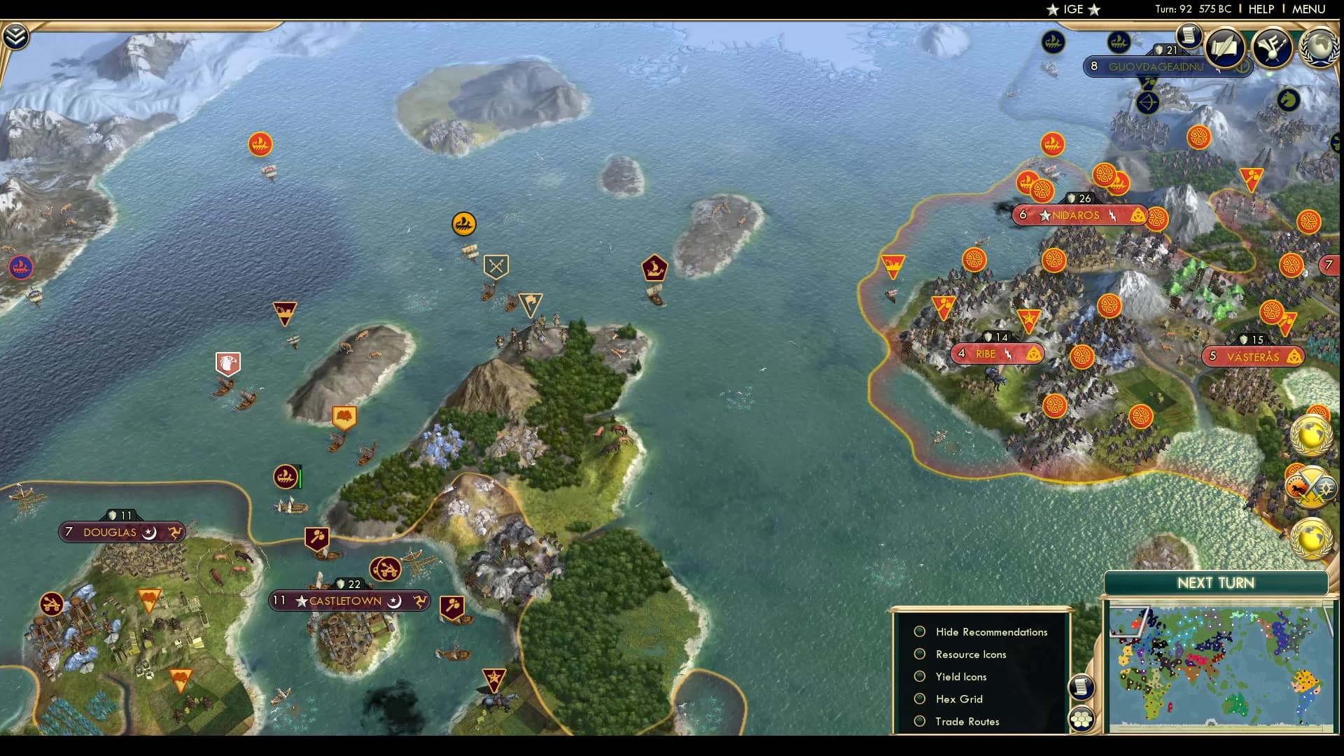 CBR In-Game Screenshot of Sunset Migration