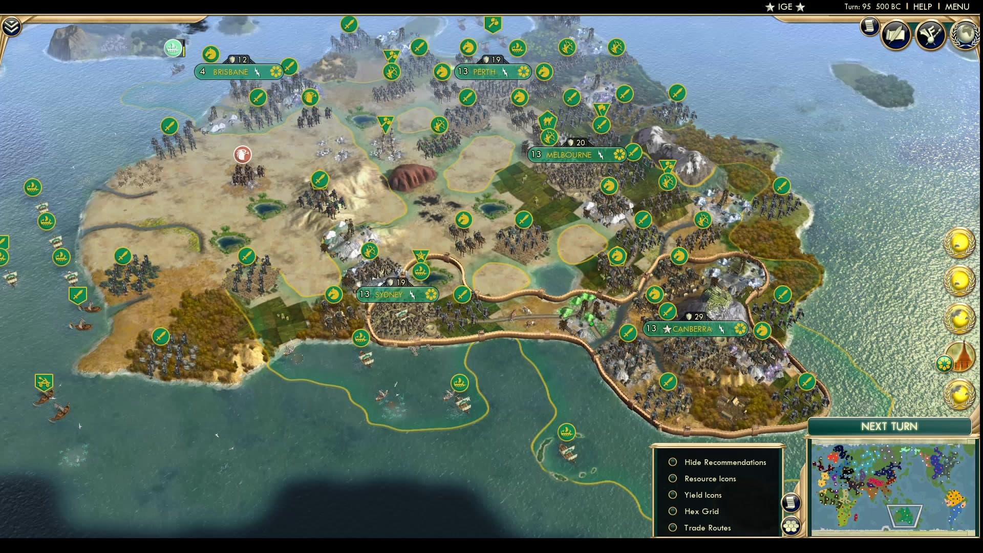 CBR In-Game Screenshot of Haida scouts baffled by colossal wall, more at 11